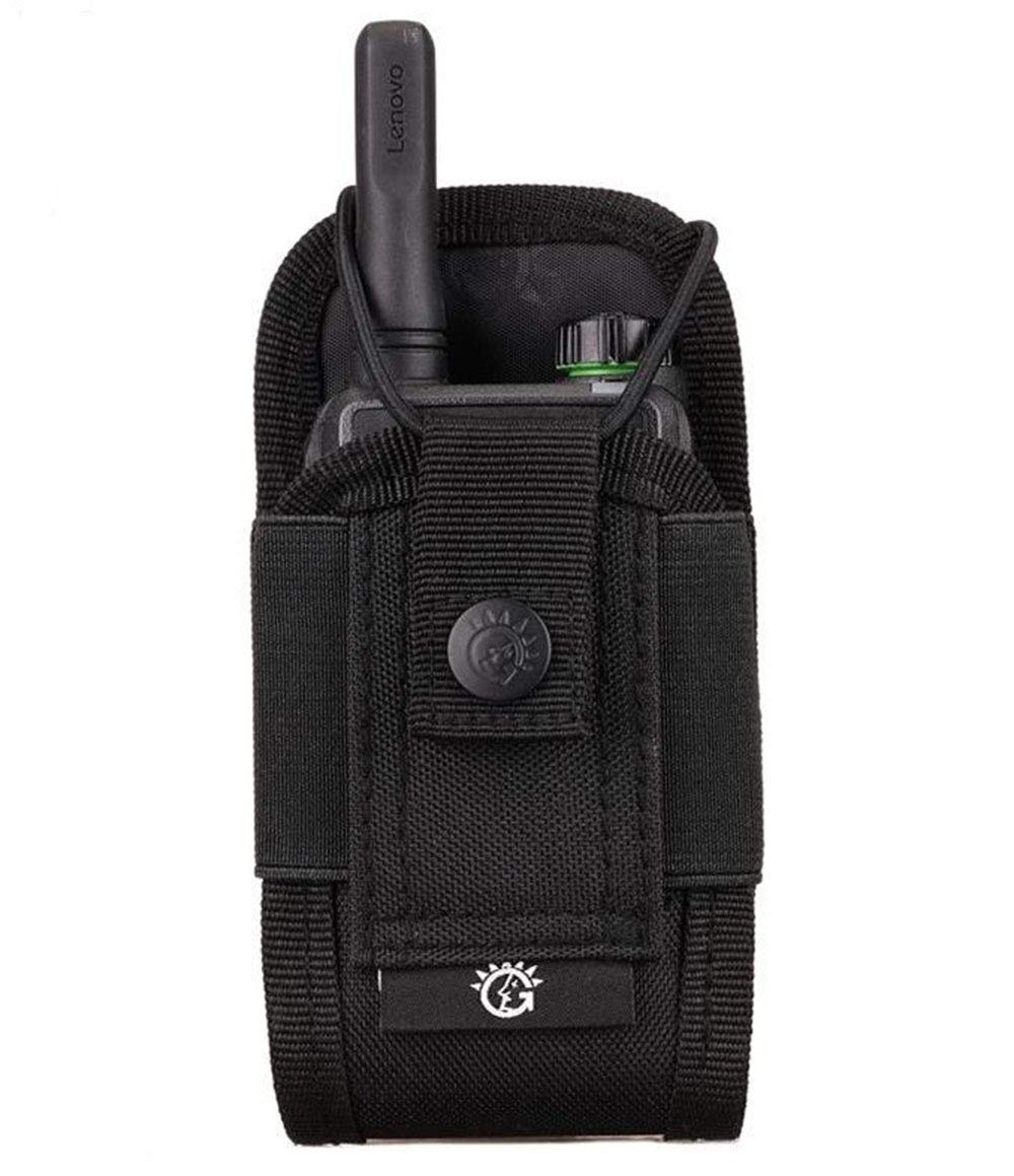 Universal MOLLE Radio Case Holder Pouch Bag - Adjustable Walkie Talkie Pouch for Tactical Gear, Outdoor Adventures & Emergency Communication - Perfect for Camping, Hiking & Security Teams