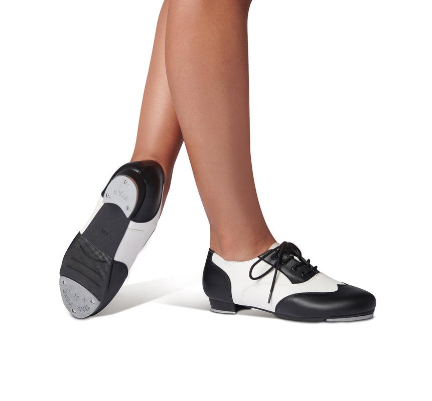 Danshuz Applause Tap Shoes for Women & Men - Professional Dance Shoes with Metal Taps - Perfect for Jazz, Ballet, and Broadway Performances
