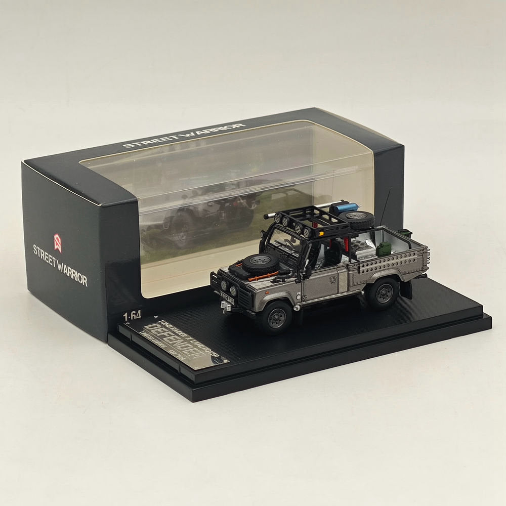 1:64 Scale SW Land Rover Defender 110 SUV Pickup Off-Road Vehicle Diecast Model Car - Premium Collectible for Display, Gifts & RC Car Enthusiasts | Home Office Decoration, Toy Car Collection Showcase