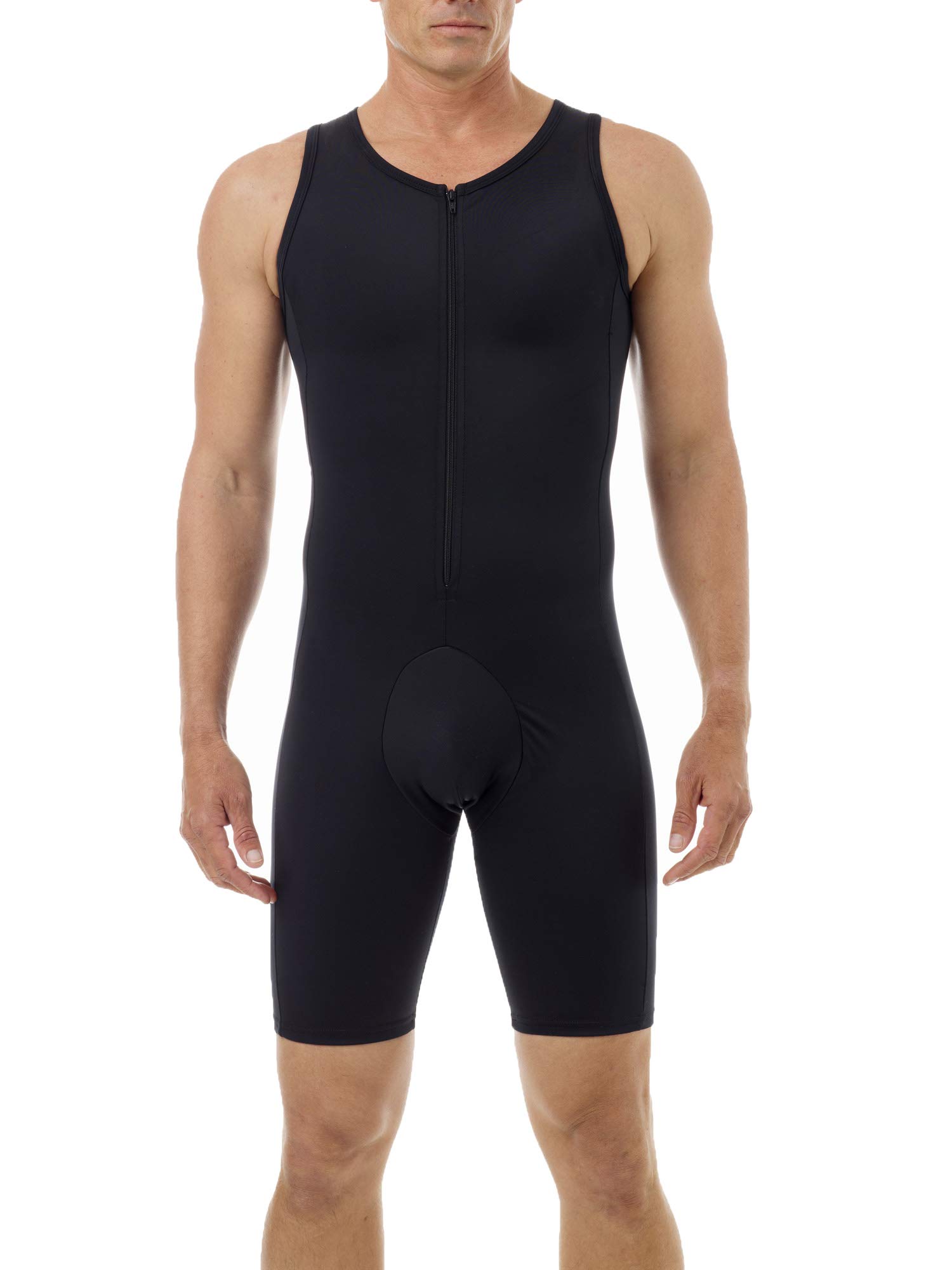 Underworks Extreme Compression Swim Bodysuit for Women & Men - High Performance Swimwear for Lap Swimming, Water Aerobics & Beach Activities