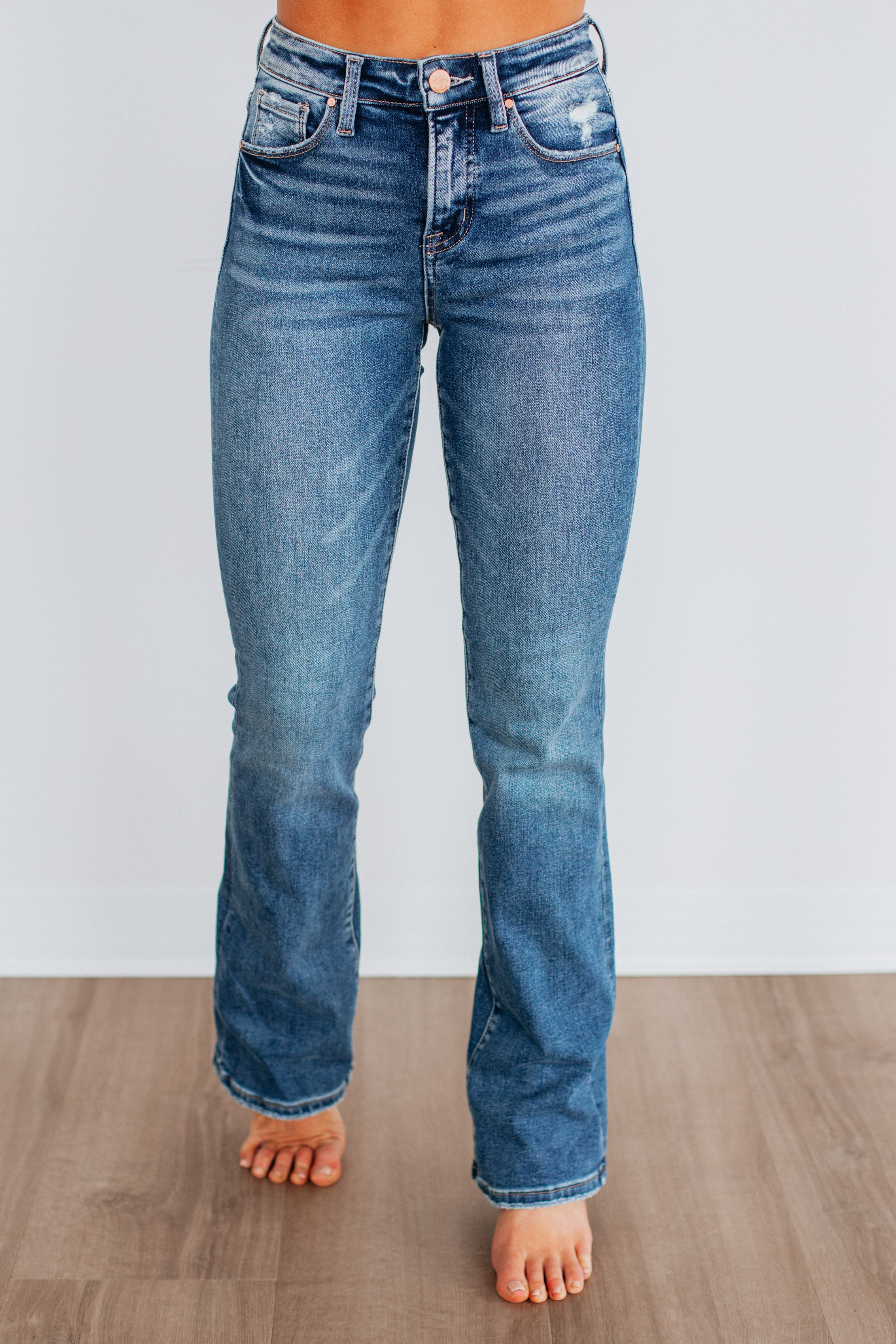 Stylish Dellah Risen Jeans for Women - High Waist Slim Fit Denim Pants | Perfect for Casual Wear, Office & Night Out
