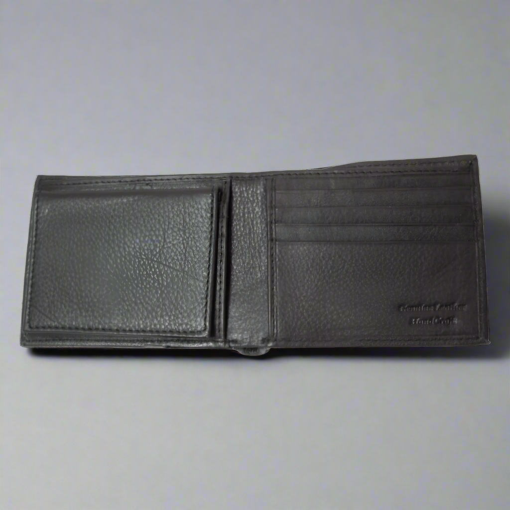 BOL Men's RFID Blocking Leather Bifold Wallet - Slim Minimalist Design for Everyday Carry & Travel Security