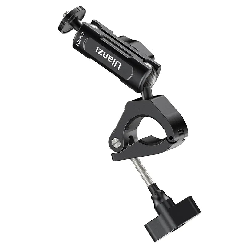 Ulanzi Universal Bike & Motorcycle Handlebar Mount for GoPro Hero 13, Insta360 & Action Cameras - Secure Clamp for Cycling, Motorcycling & Outdoor Adventures - Model C018GBB1