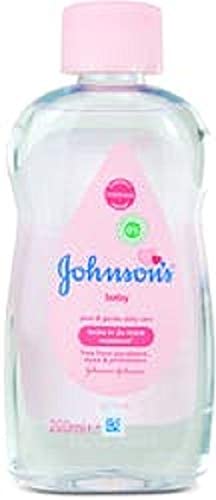 Johnson's Baby Oil for Kids - 6.7 Oz, Hypoallergenic & Gentle Moisturizer for Baby Skin Care, Massage & Diaper Rash Prevention