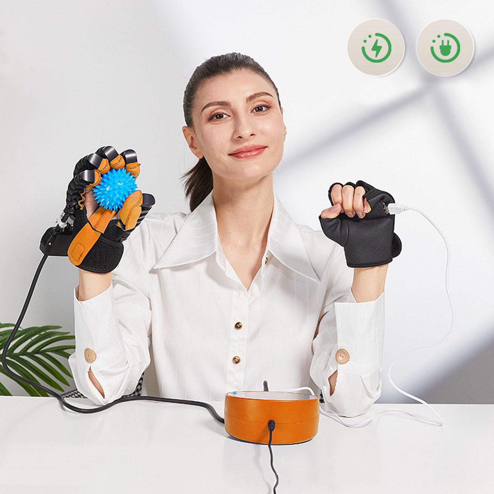 DVK Stroke Rehabilitation Hand Glove - Right Hand Recovery Device for Stroke Patients | Post-Stroke Therapy, Hand Mobility Training & Daily Activity Assistance