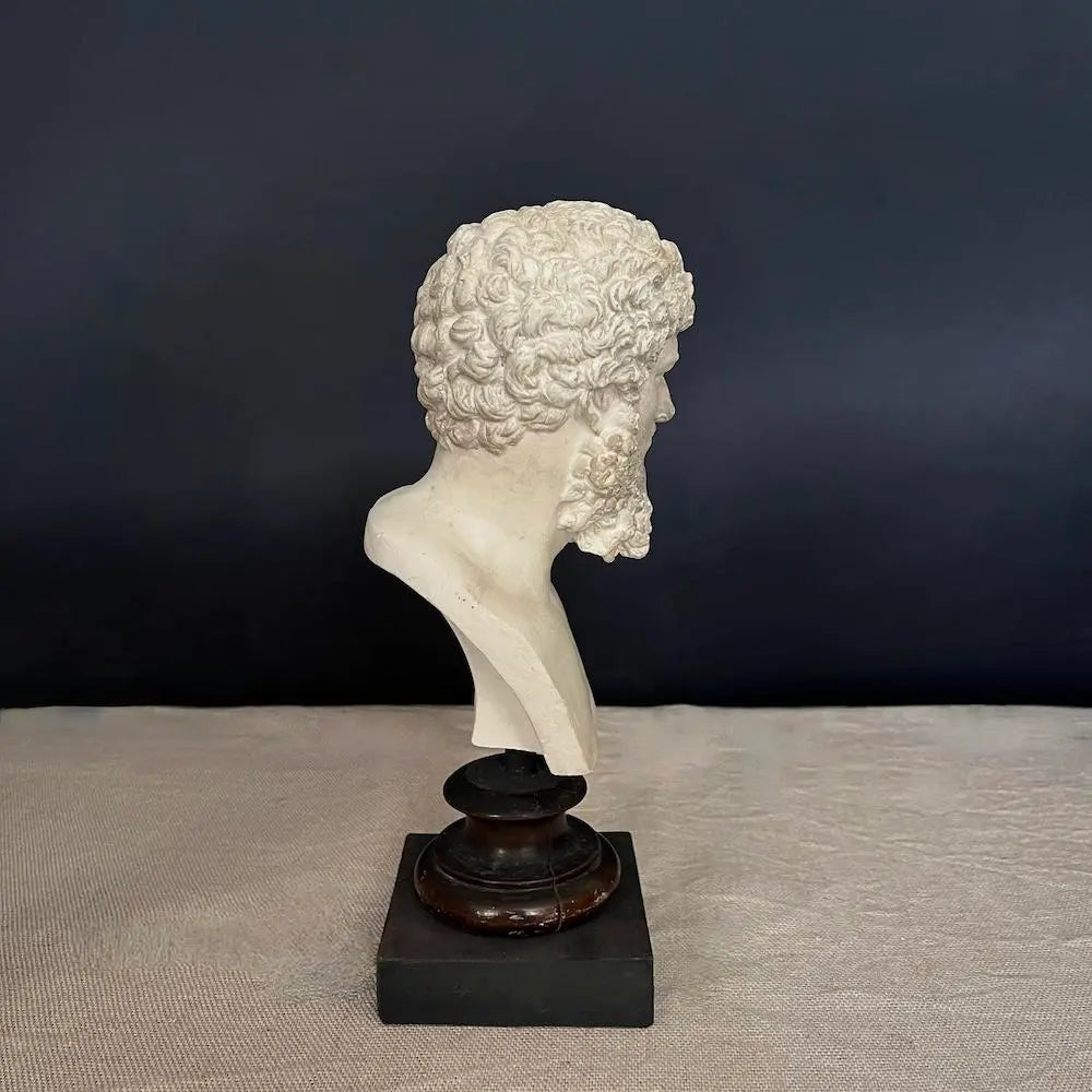 Lucio Vero Bust - Ancient Roman Plaster Statue Replica for Home Decor, Office Display & Historical Collections