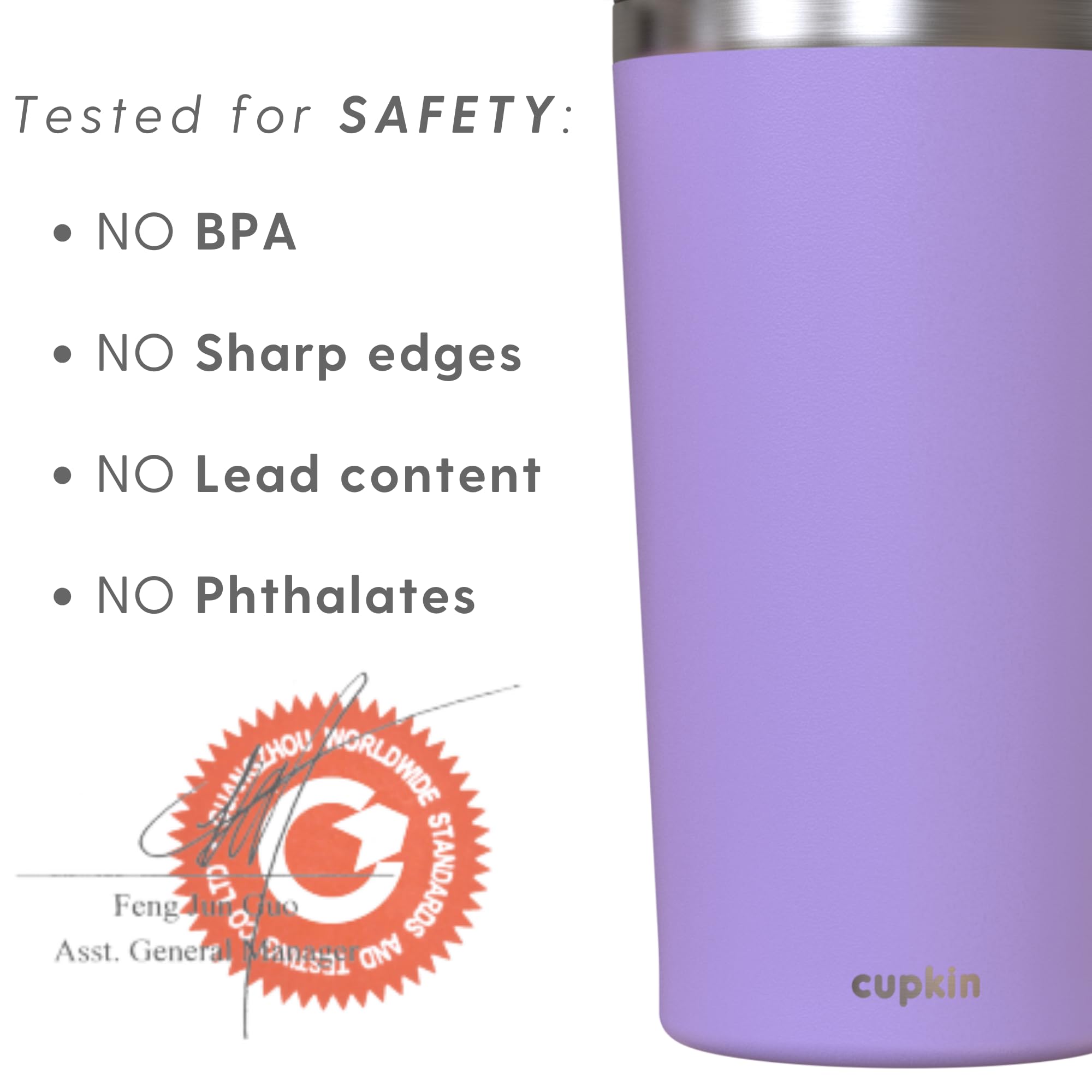 CUPKIN 20 oz Stainless Steel Insulated Tumbler with Lid & Straw - Vacuum Insulated Travel Mug for Hot & Cold Drinks, Leakproof Coffee Cup for Commuting, Office, Gym, Hiking and Outdoor Activities