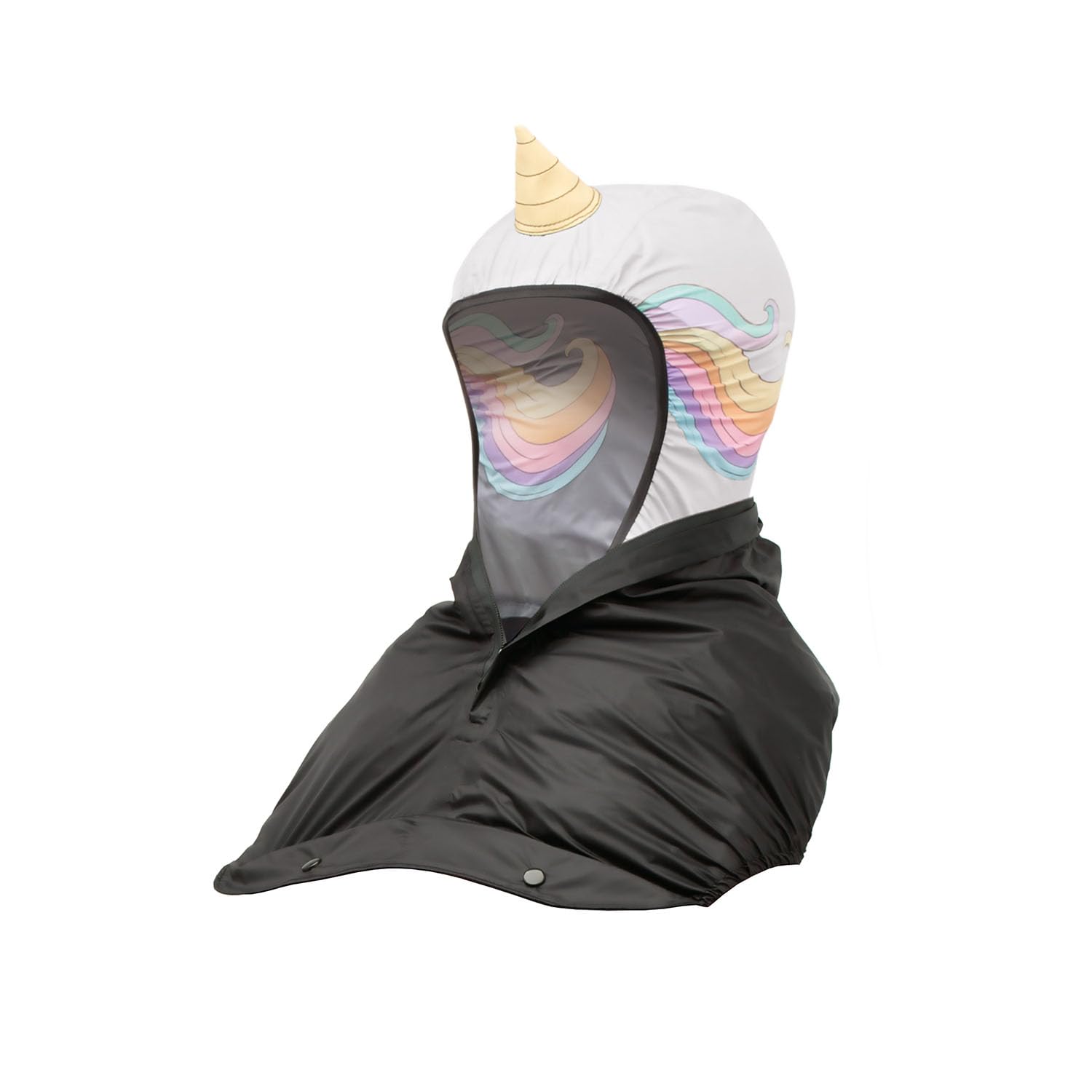 Tucano Urbano Thermal Child Bike Seat Cover with Removable Rain Hood - Waterproof & Windproof Back Seat Protector for Rear Mounted Child Bike Seats - Easy Installation with Taped Seams & Sealed Zipper - Perfect for Winter Cycling and Rainy Day Commutes