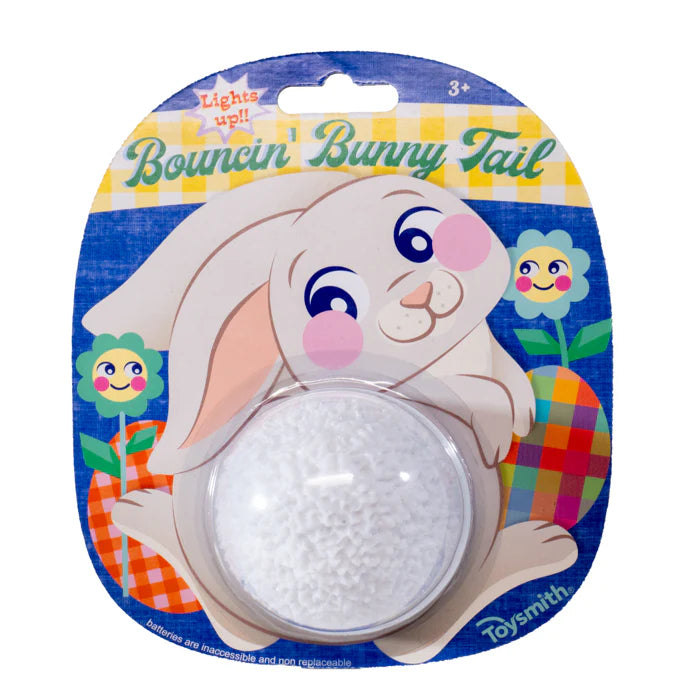 Glow in The Dark Bunny Tail Ball - Fun Light Up Toy for Kids & Pets - Perfect for Easter, Parties, and Nighttime Play