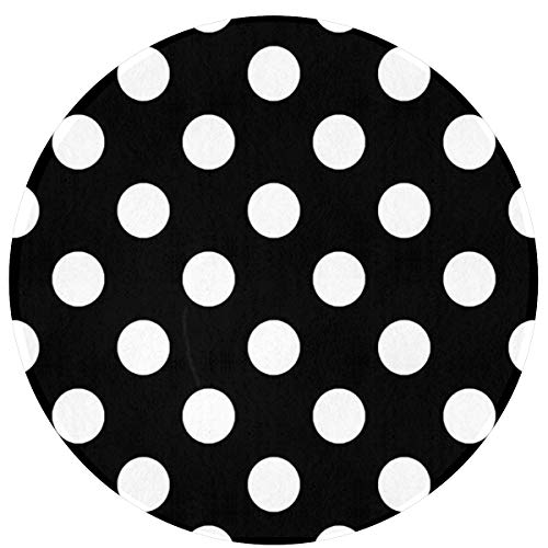 Polka Dot Black White