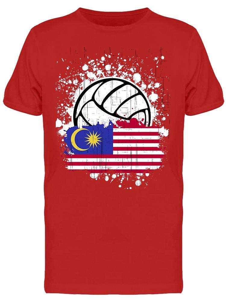 Smartprints Malaysia Volleyball Team T-Shirt for Men - Stylish & Comfortable Sports Apparel for Training, Games & Fan Support
