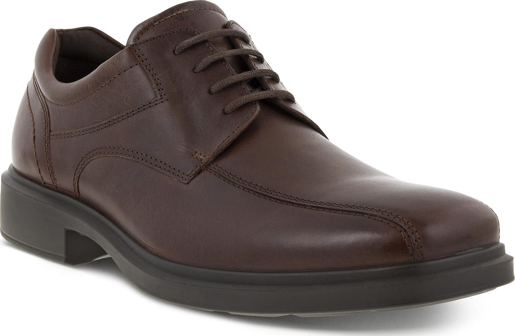 ECCO Men's Helsinki 2.0 Bike Toe Tie Oxford Shoes - Comfortable & Stylish Leather Dress Shoes for Business Casual & Office Wear