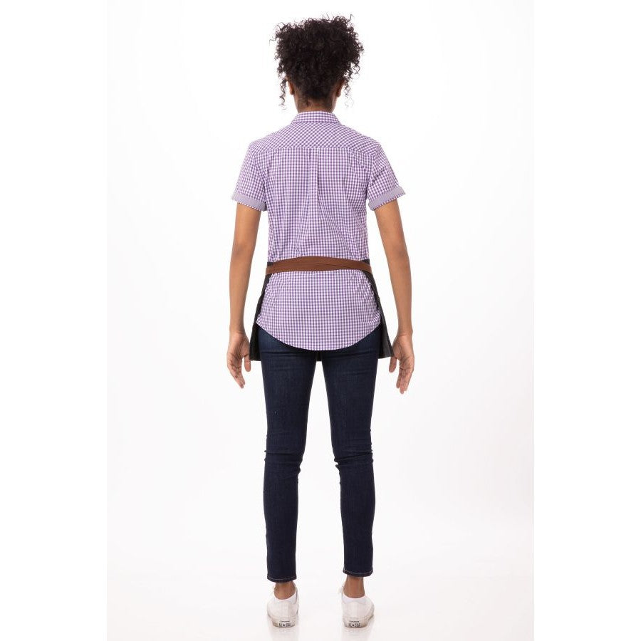 Chef Works AW054IBL Memphis Waist Apron - Indigo Blue, 23