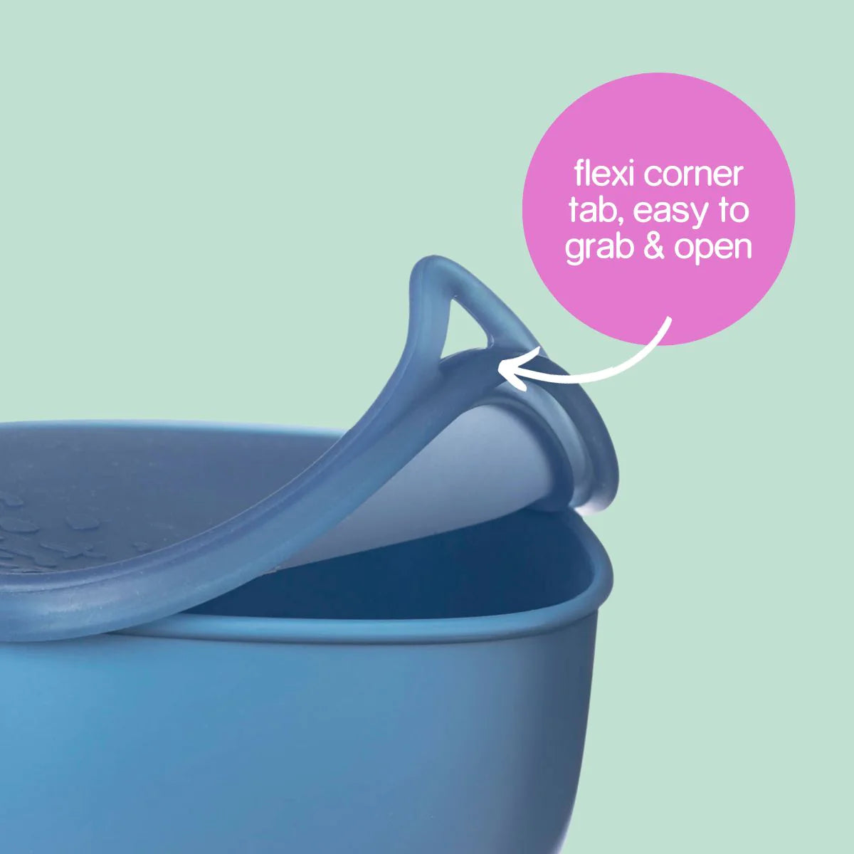b.box Kids Lunch Box - Insulated Bento Container for School, Travel & Picnics | Leak-Proof & Eco-Friendly Ocean Blue Design