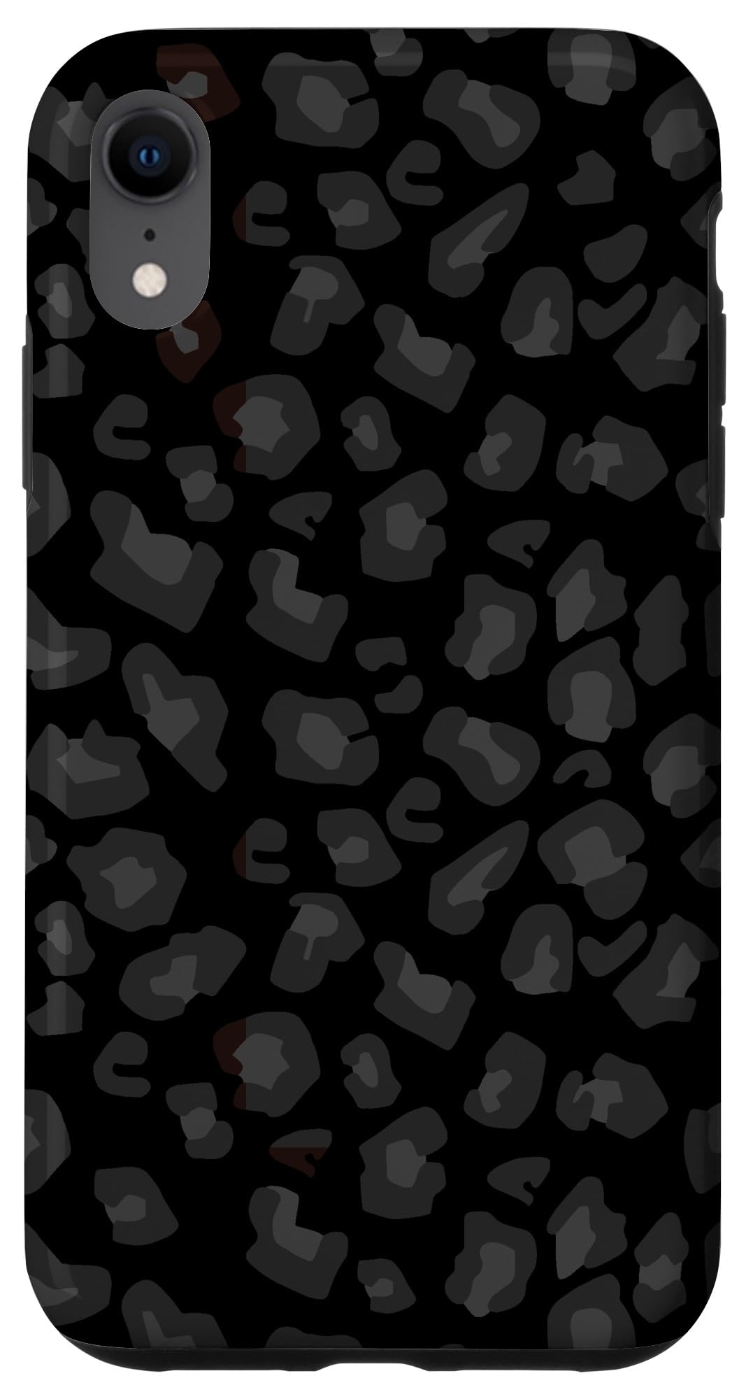 iPhone XR Case - Black Leopard Cheetah Print Phone Cover | Durable Protection for Everyday Use, Perfect for Work, Travel & Outdoor Activities