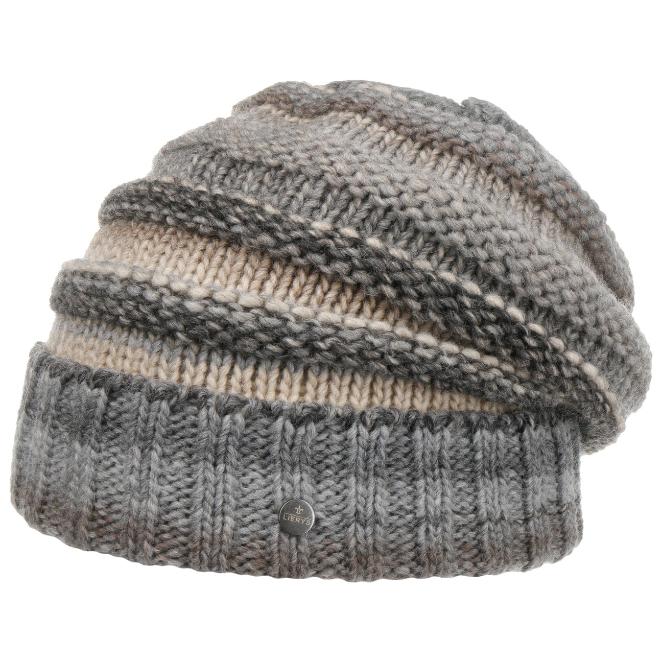 Lierys Bernardo Oversize Knit Hat - Soft Chunky Cable Knit Beanie for Women & Men | Winter Warm Slouchy Hat for Outdoor Activities, Skiing & Casual Wear