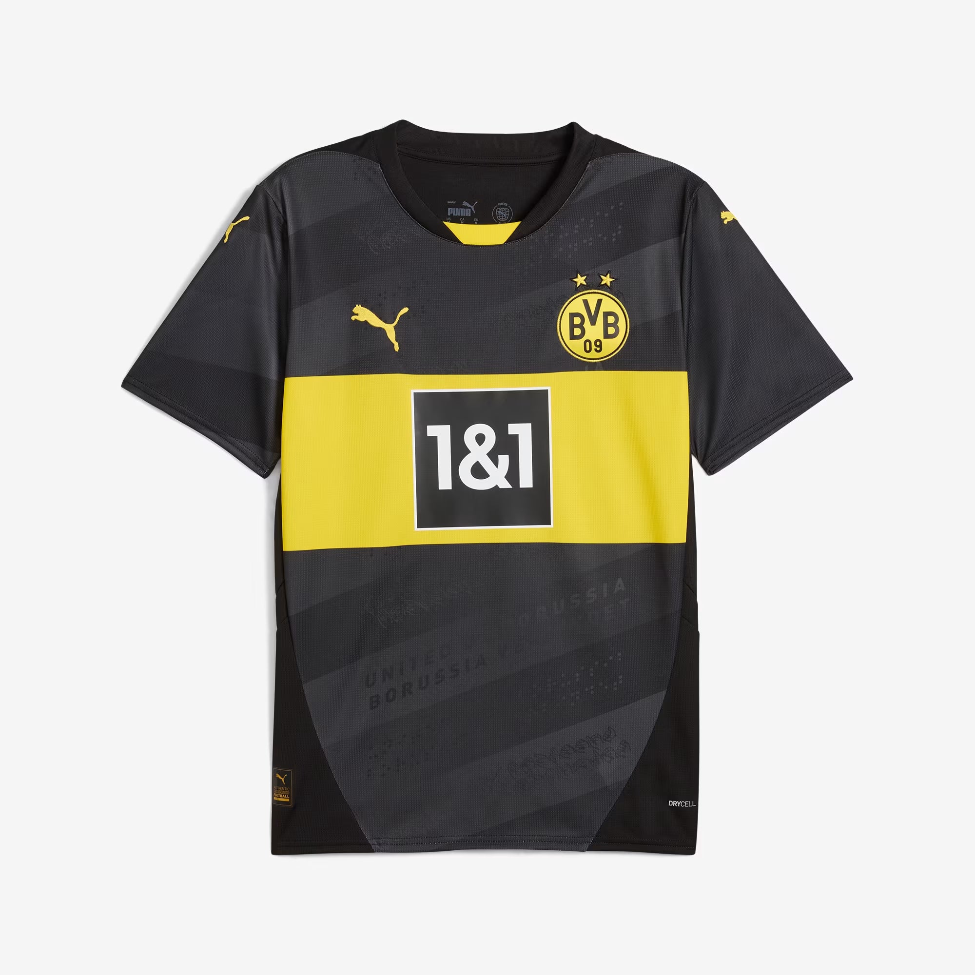 PUMA Borussia Dortmund 2024/25 Stadium Away Jersey - Authentic Football Soccer Shirt for Fans & Players - Perfect for Matchdays, Training & Casual Wear