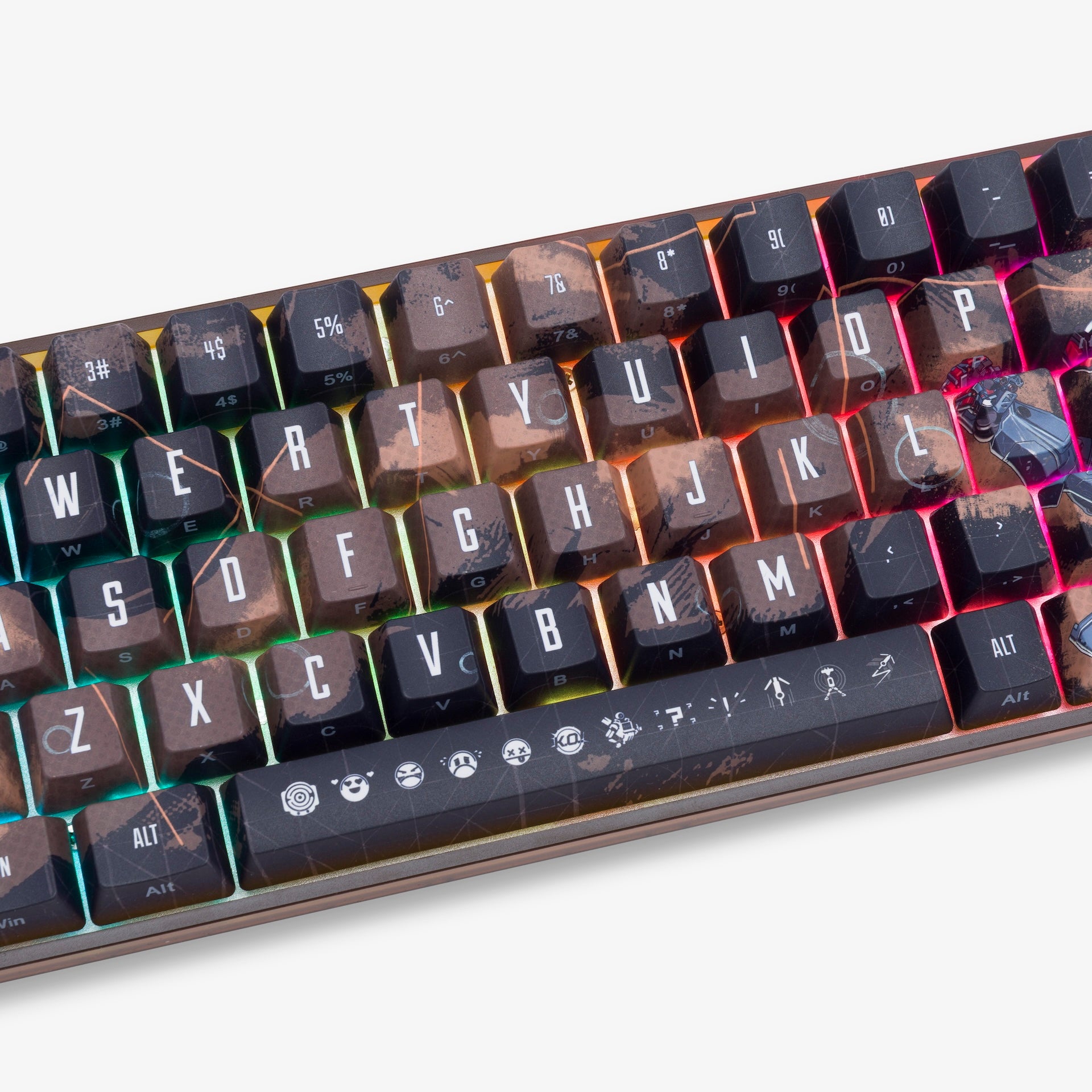 Apex Legends™ Higround Basecamp 65+ Mechanical Gaming Keyboard - Pathfinder Edition | Compact 65% Layout, RGB Backlit, Wired USB | Perfect for FPS Gaming & Esports Tournaments