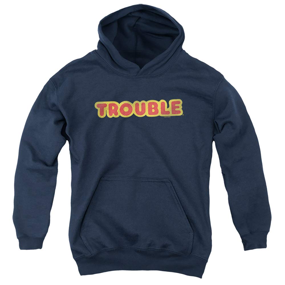 Unisex Youth Pullover Hoodie with Logo - Casual & Sporty Wear