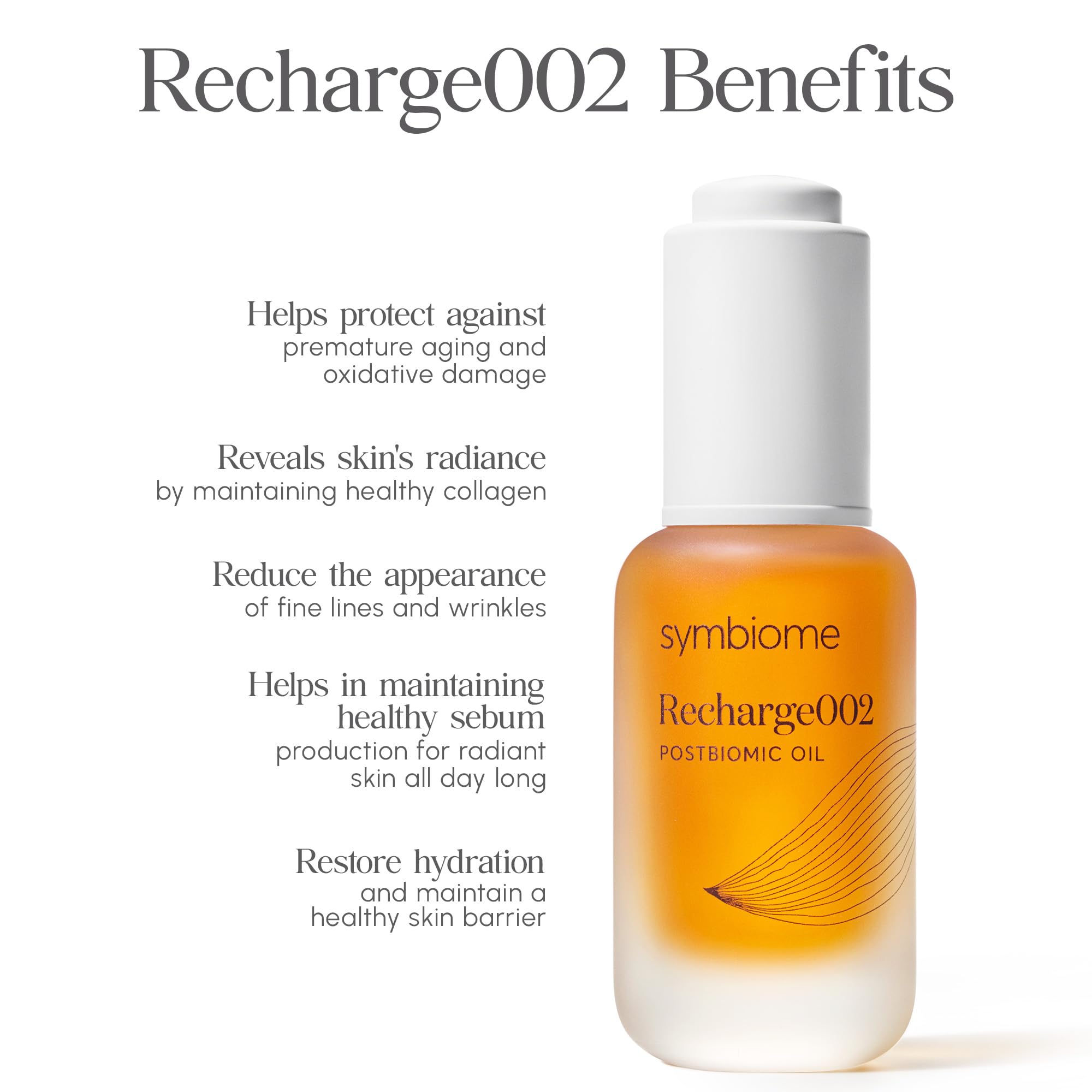 Revitalizing Face Oil - Postbiotic Hydrating Facial Oil for Women | Vegan, Organic Moisturizer (30mL) | Perfect for Dry Skin, Night Routine & Glowing Complexion
