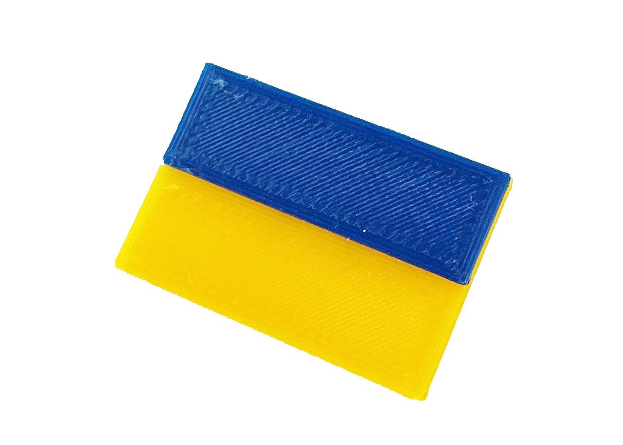 Ukrainian Flag Lapel Pin - Flat Style Patriotic Pin Made in USA - Perfect for Veterans Day, Political Events & National Pride Accessories