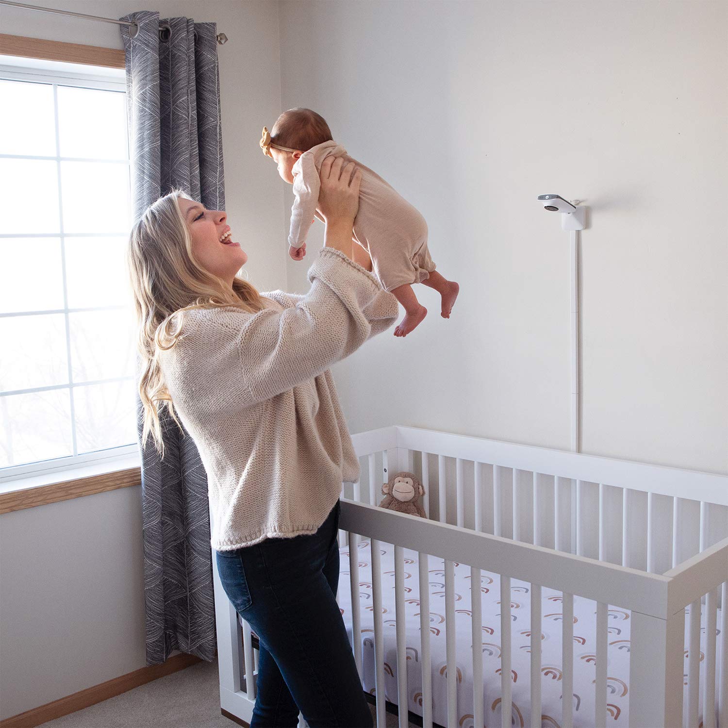 Miku Smart Baby Monitor with Breathing & Sleep Tracking for Home Safety