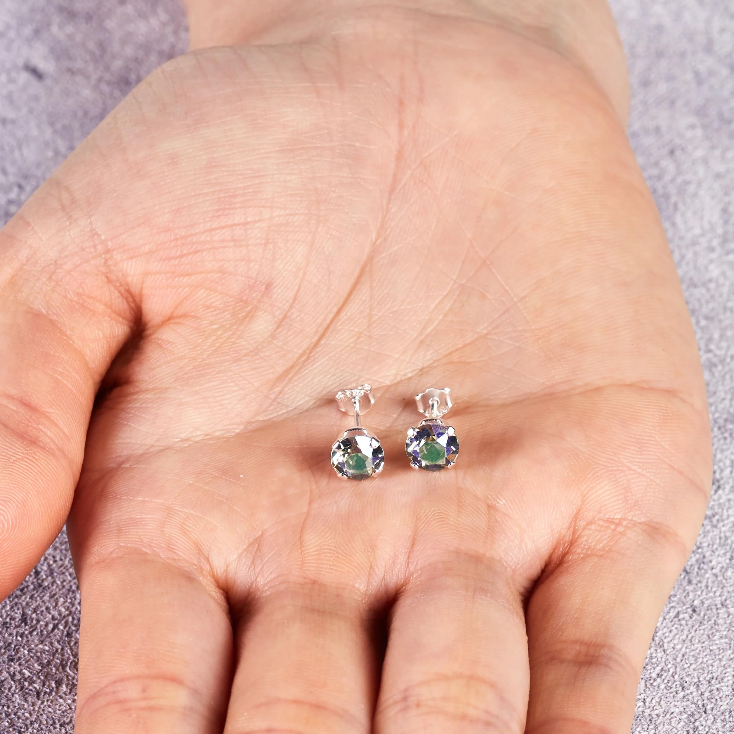 Sterling Silver Zircondia® Crystal Earrings for Women - Elegant Party Jewelry