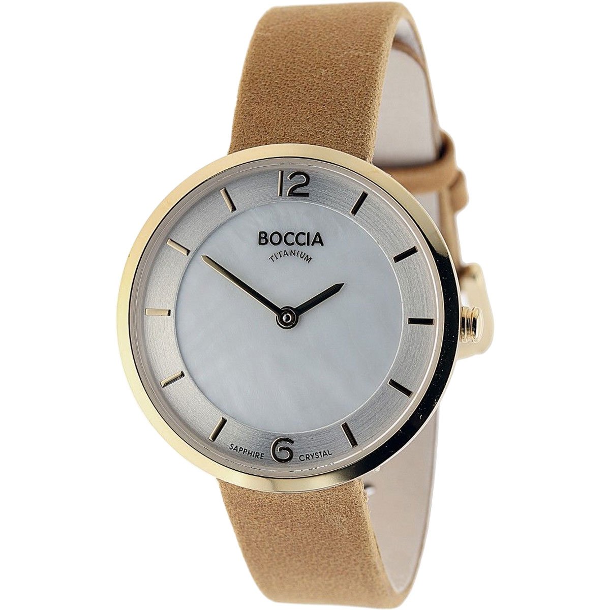 Ladies Titanium Boccia Watch 3244-03 - Elegant & Lightweight Women's Sports Watch for Active Lifestyle, Work & Casual Wear