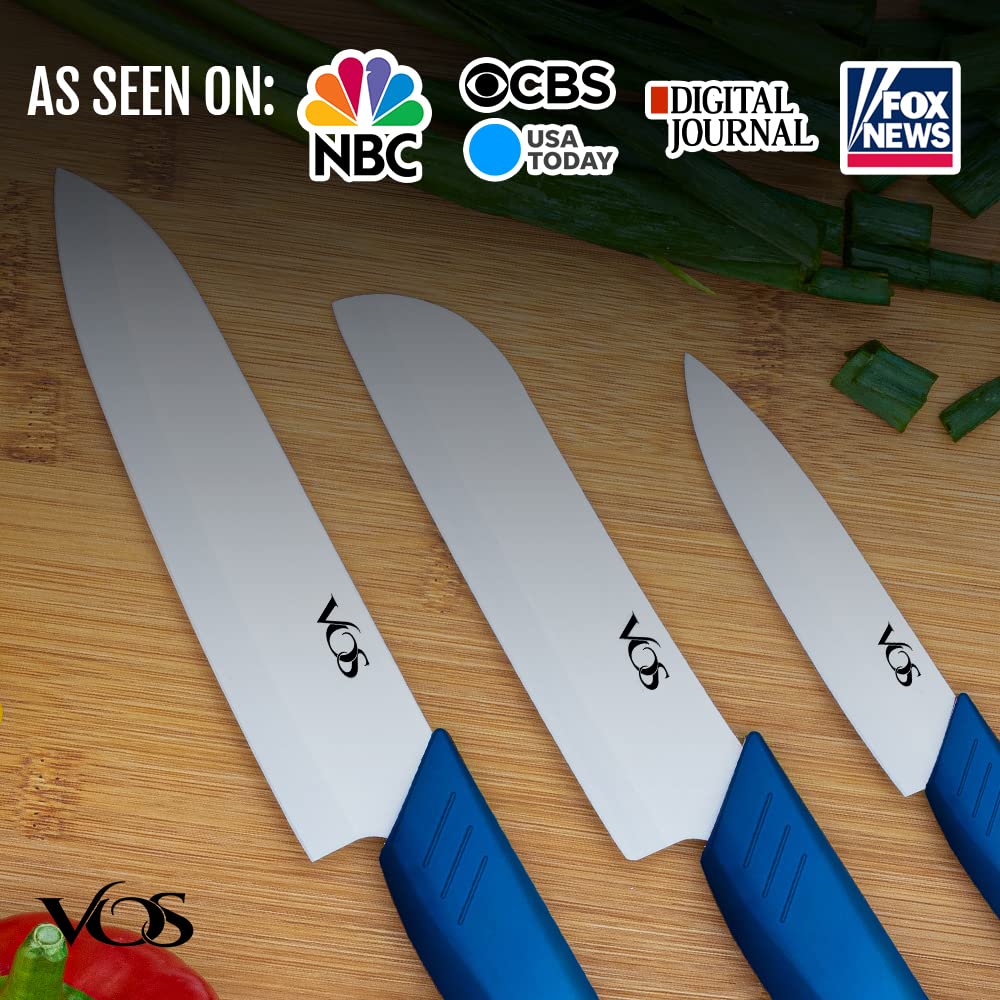 Vos Premium Ceramic Knife Set - 4