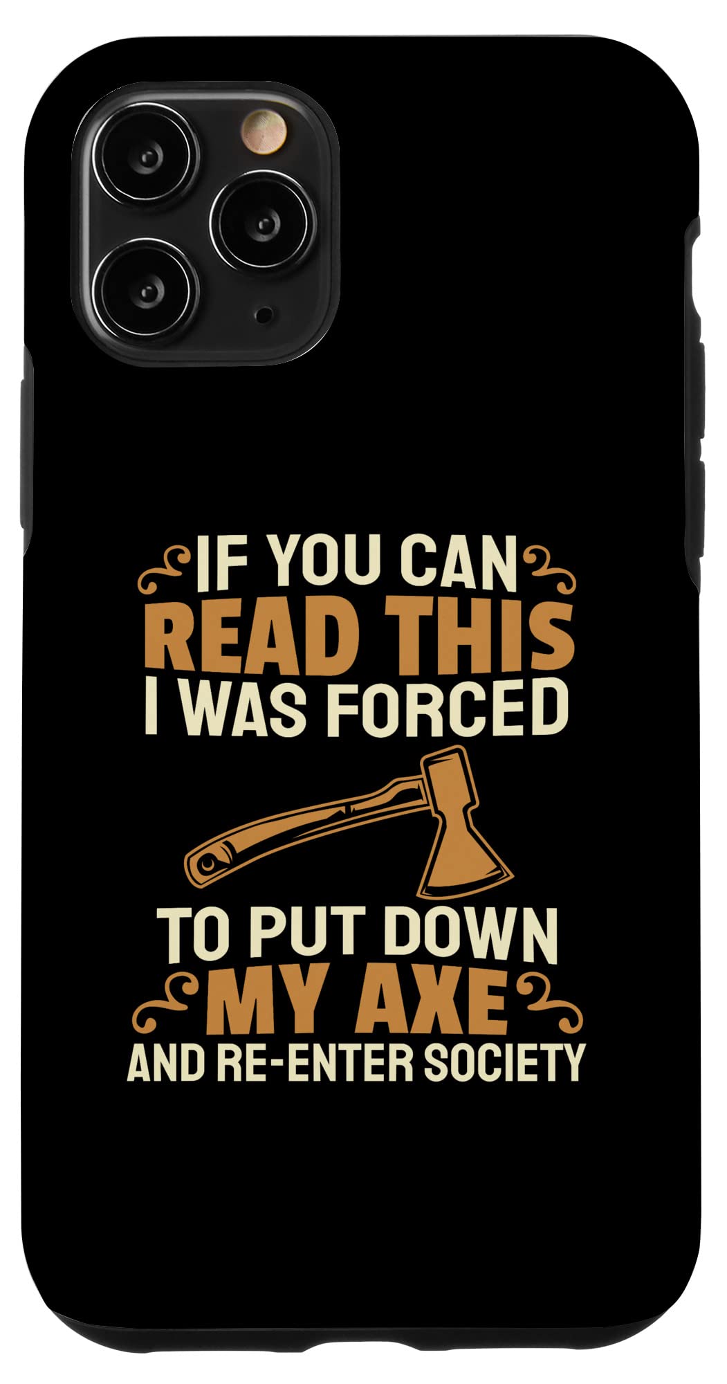 iPhone 11 Pro Case - Durable Wooden Phone Cover for Lumberjacks, Woodworkers & Outdoor Enthusiasts | Perfect for Camping, Hiking & Forest Adventures
