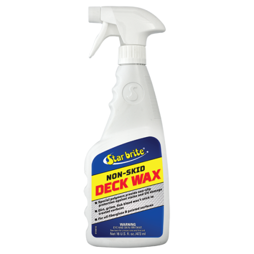 Star Brite 16oz Non-Skid Deck Wax Spray - Marine Grade Non-Slip Coating for Boats, Yachts & Outdoor Surfaces | Perfect for Deck Maintenance & Safety Enhancement