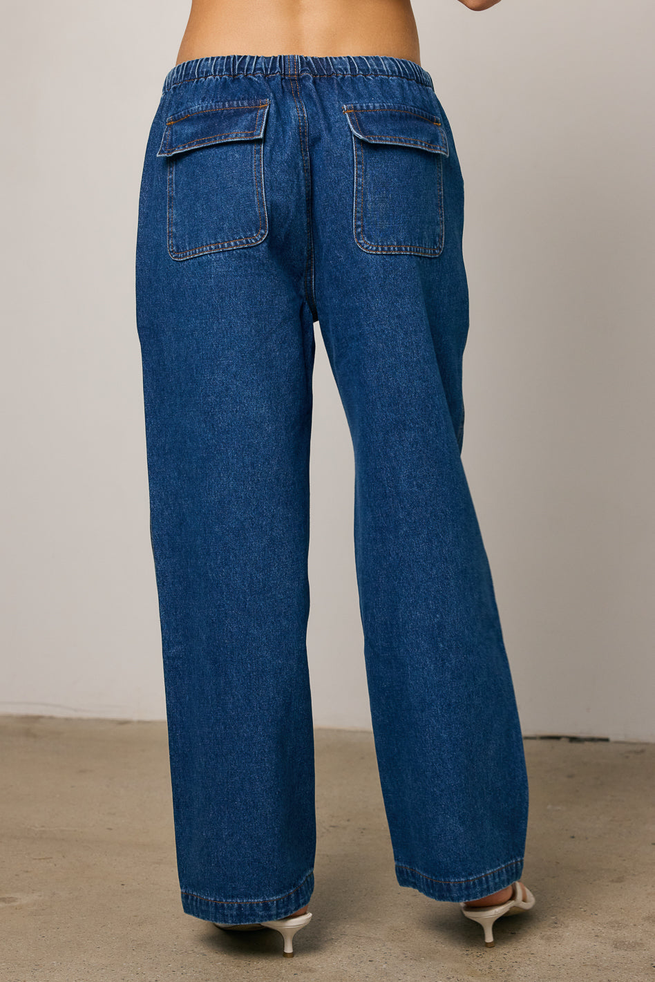 Lena High Waist Oversized Denim Pants for Women - Trendy Loose Fit Distressed Jeans with Stretch Comfort | Perfect for Casual Outfits, Streetwear & Everyday Wear