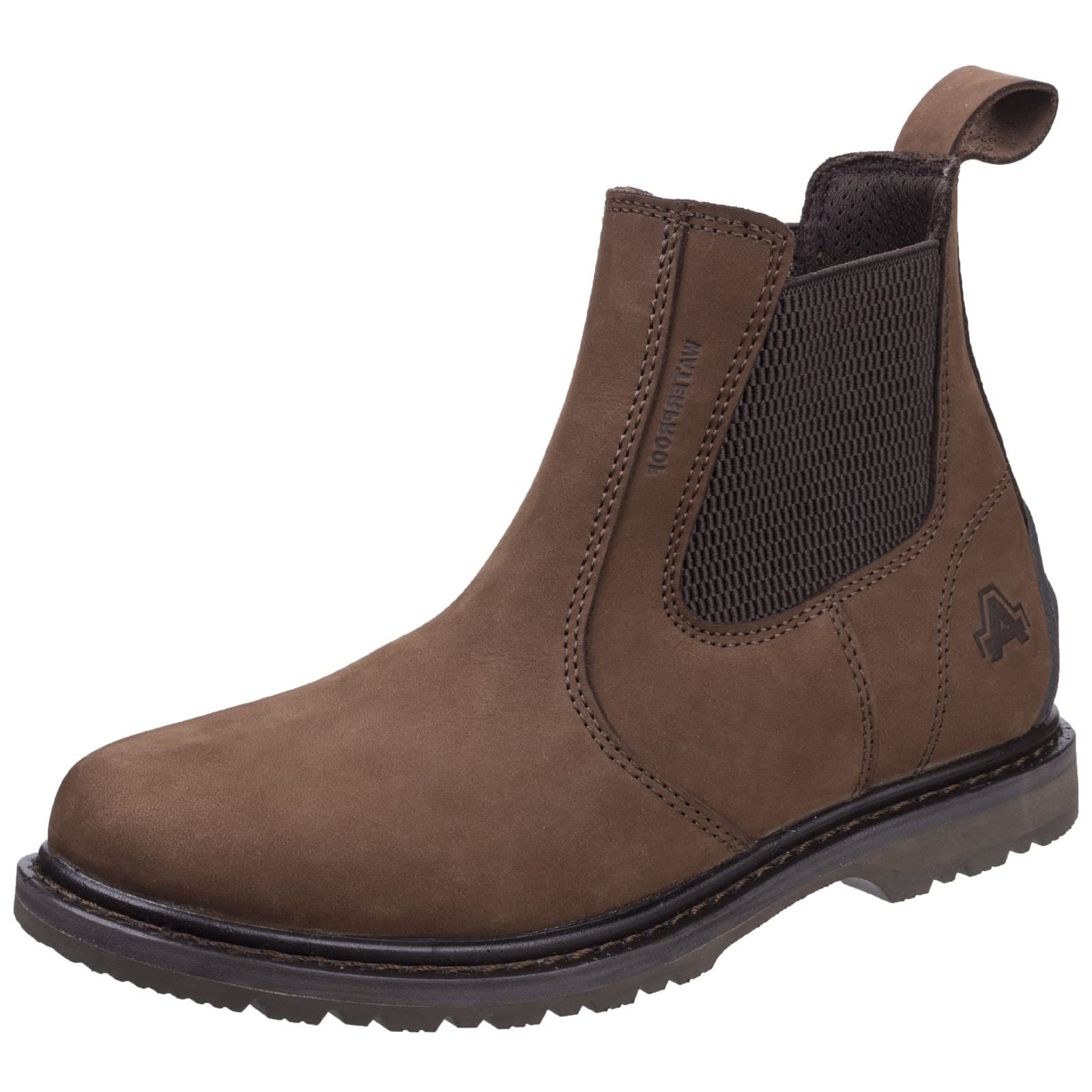 Amblers Men's Aldingham Dealer Boots - Premium Leather Work Boots for Men, Comfortable & Durable - Perfect for Construction, Hiking & Outdoor Activities