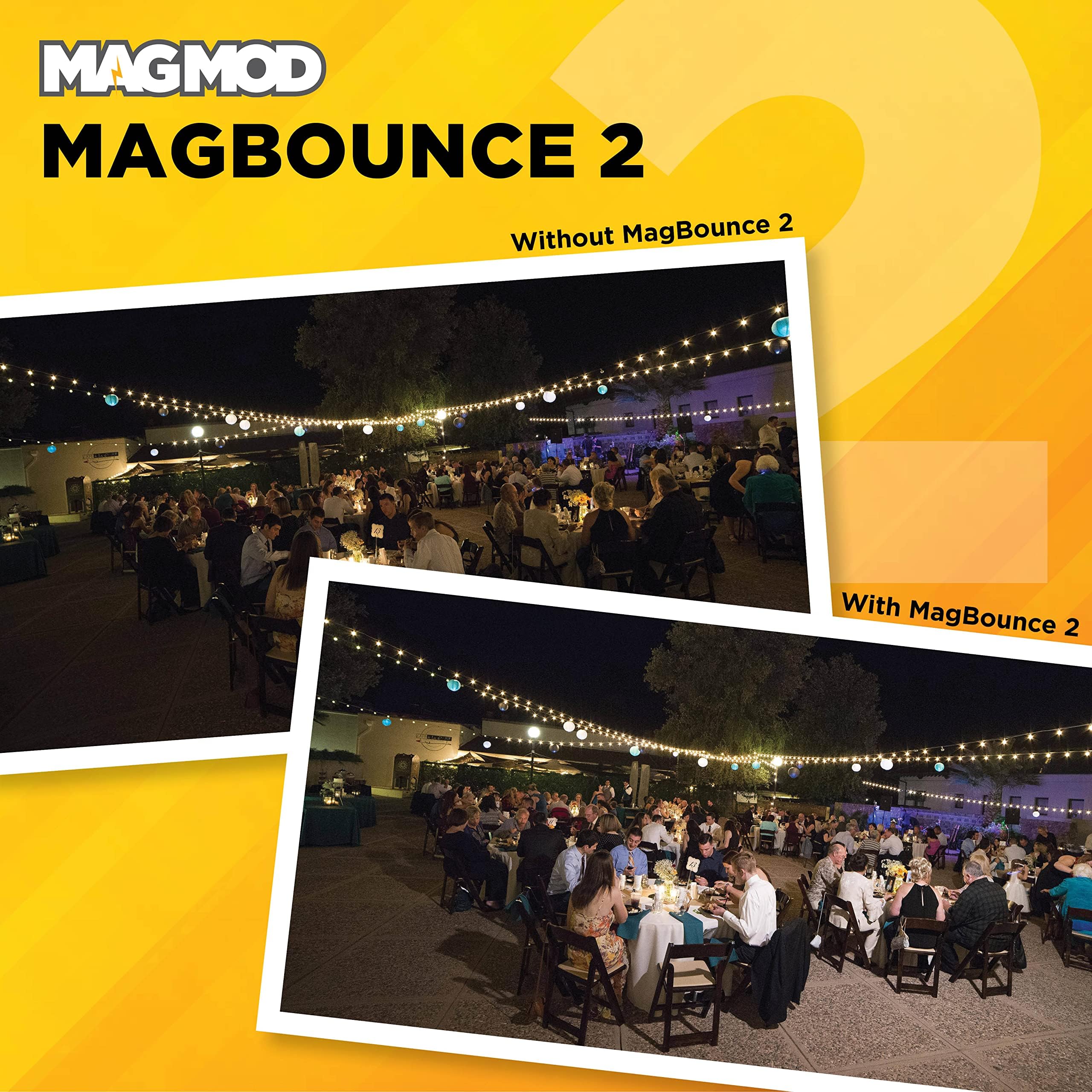 MagMod MagBounce 2 & MagGrip 2 Flash Diffuser Bundle - Professional Modular Speedlight Lighting Kit for DSLR Cameras | Perfect for Portrait, Wedding, and Studio Photography