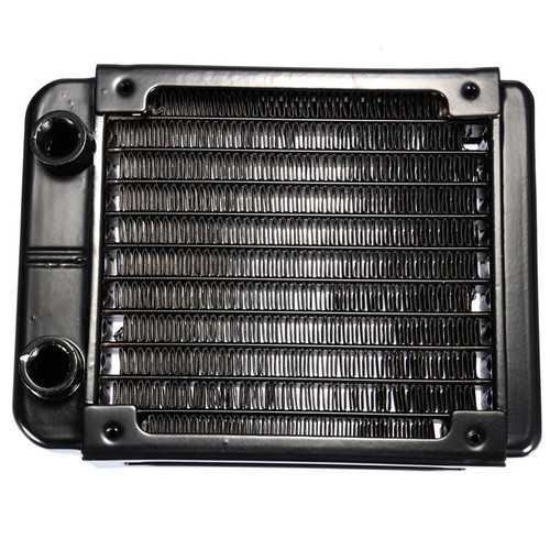 High Performance 90mm 10-Tube G1/4 Aluminum Computer Water Cooling Radiator - Efficient CPU Cooler for Gaming PC & Overclocking Systems - Perfect for Custom Liquid Cooling Builds