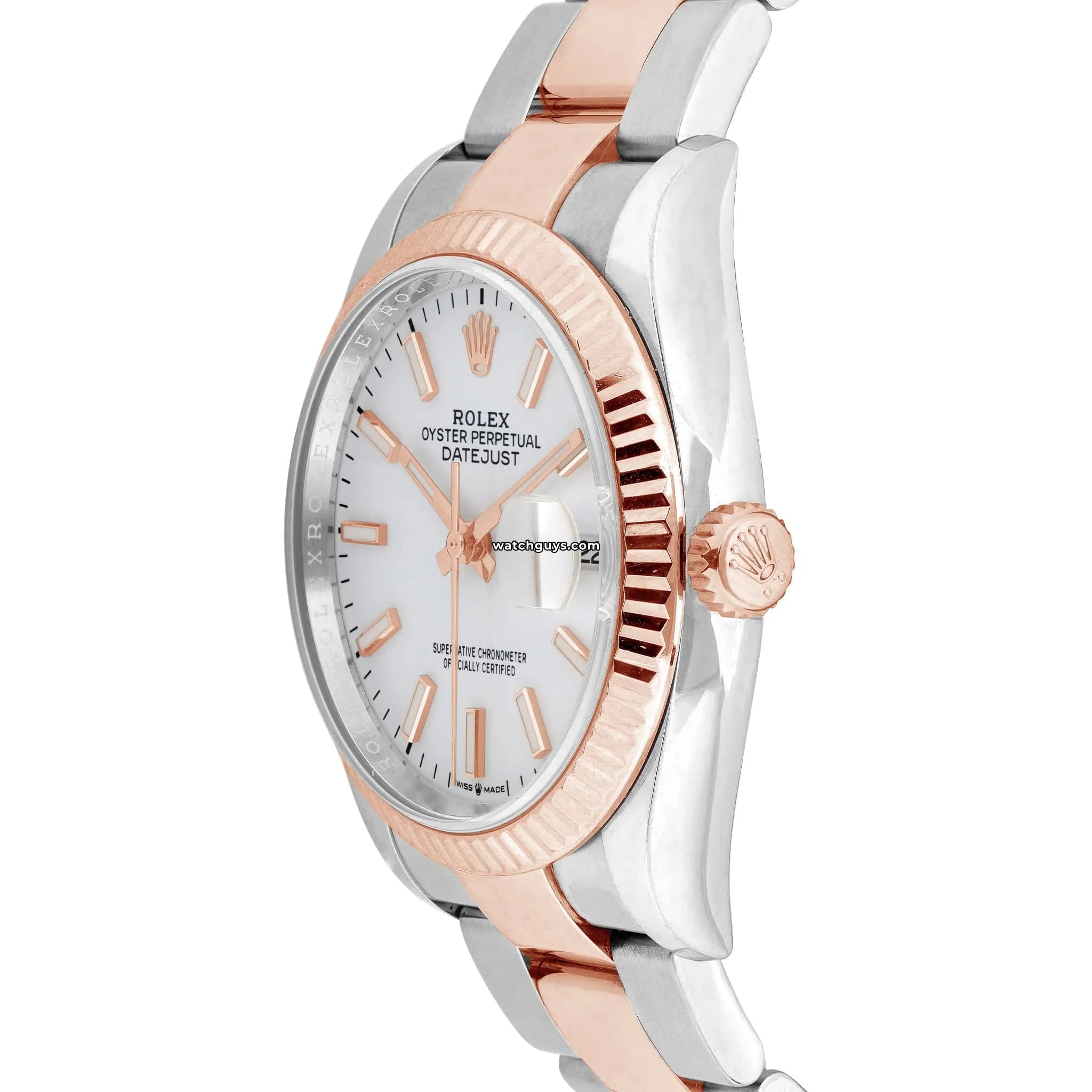 Rolex Datejust 126231 Men's Watch - 36mm Stainless Steel & Rose Gold, Automatic Movement, Silver Dial - Perfect for Business, Formal Events & Luxury Gifts