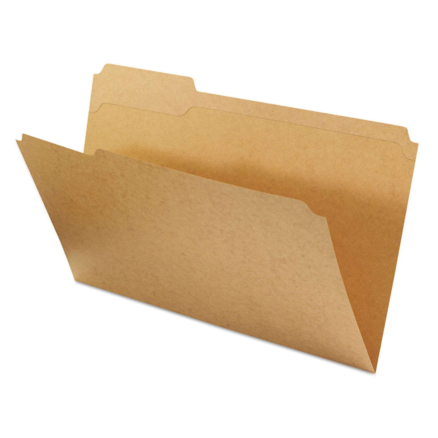 Universal 16143 Kraft File Folders - 1/3 Cut Assorted Top Tab Legal Size - 100/Box - Perfect for Office Organization, Document Storage & Filing Systems
