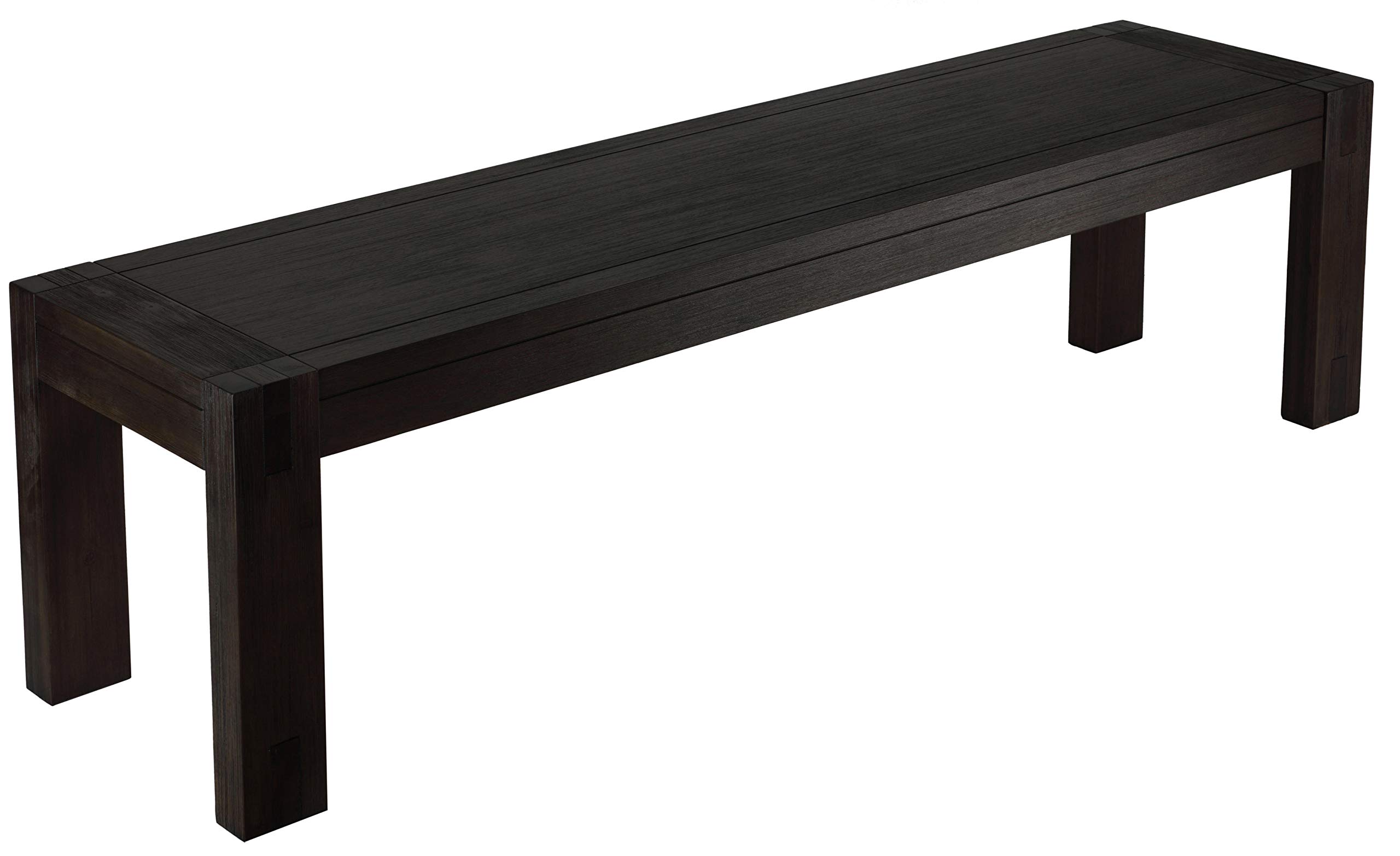 Cortesi Home Pablo Bench - Butcher Block Style Wooden Bench for Kitchen, Dining Room, or Entryway Seating