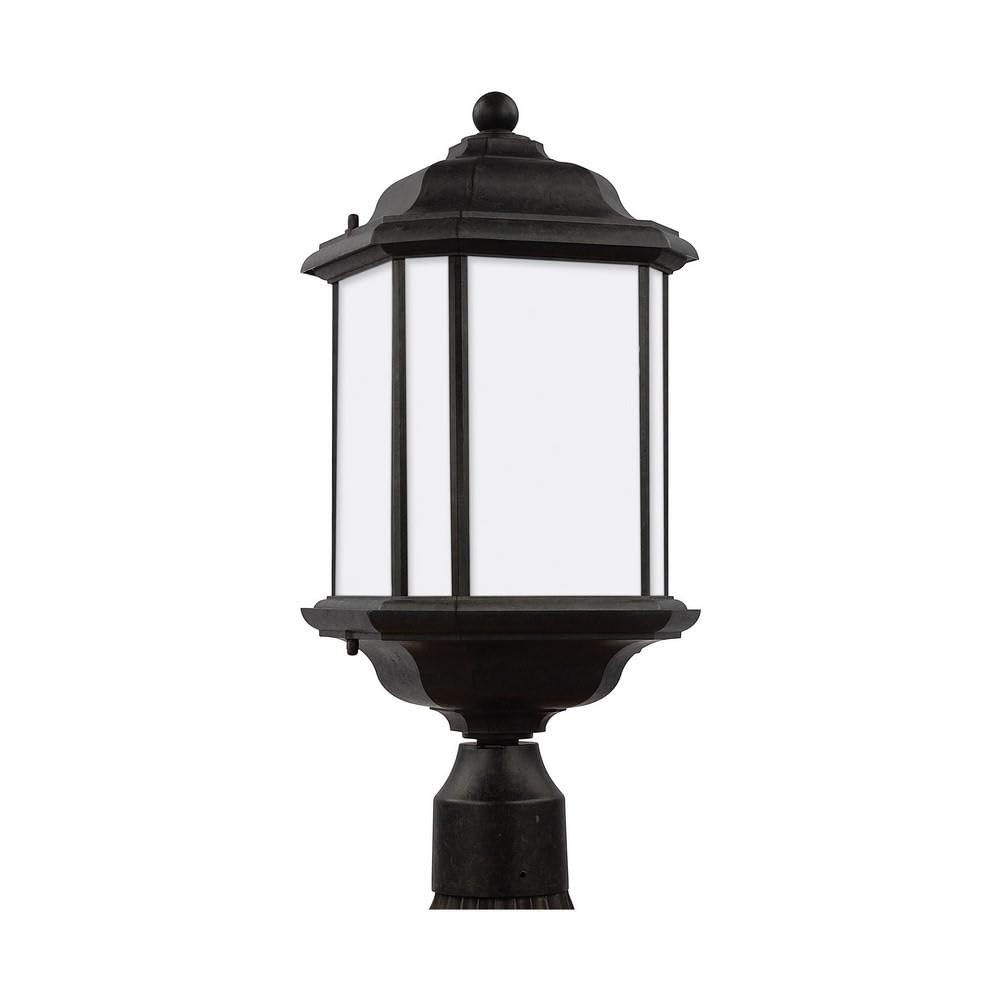 Sea Gull Lighting 82529-746 Outdoor Wall Lantern with Bronze Finish - Weatherproof Exterior Light Fixture for Porch, Garden, and Patio Lighting