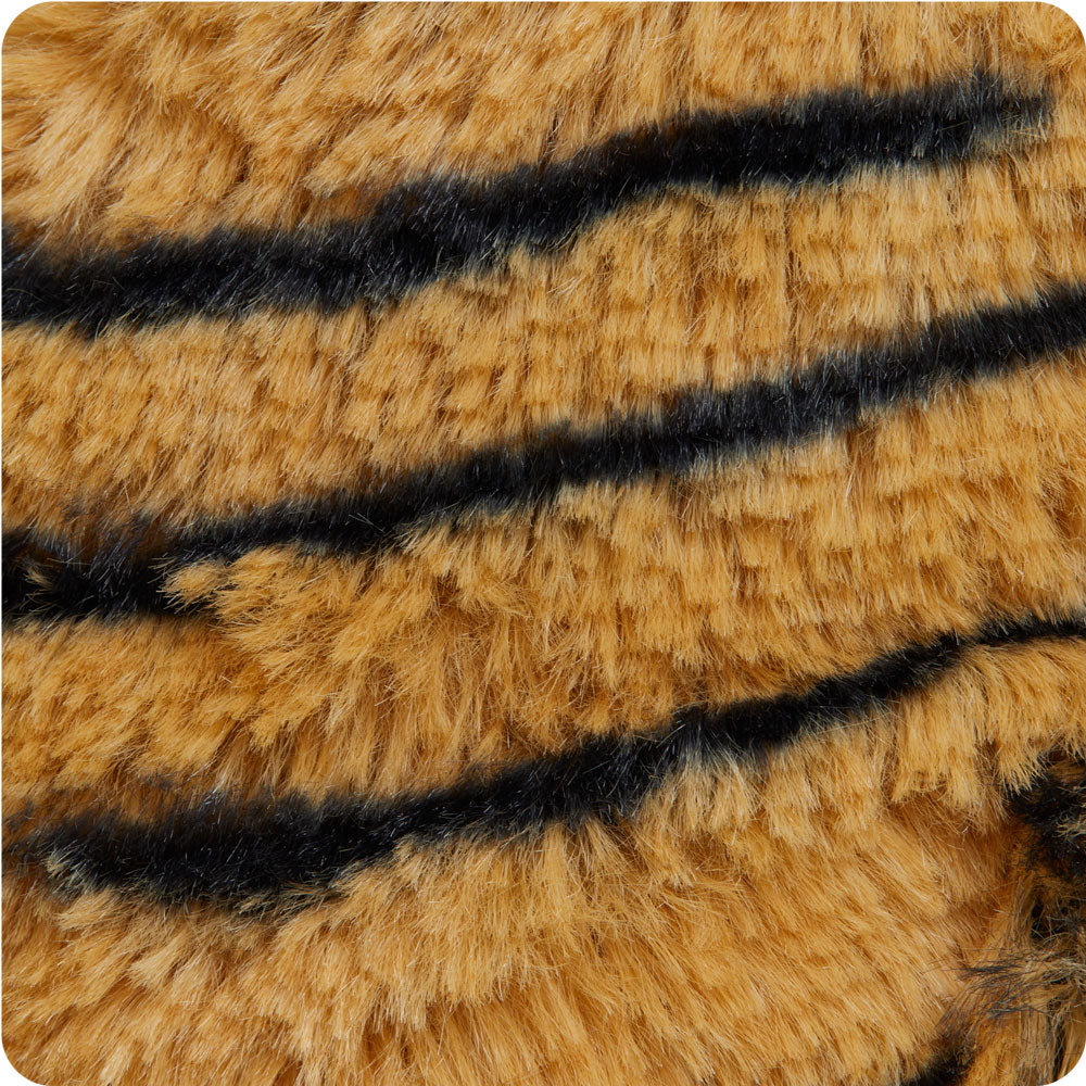 Weighted Heated Tiger Stuffed Animal - Warmies Plush Toy for Stress Relief & Comfort | Perfect for Anxiety Relief, Kids' Bedtime, and Cold Weather Warmth