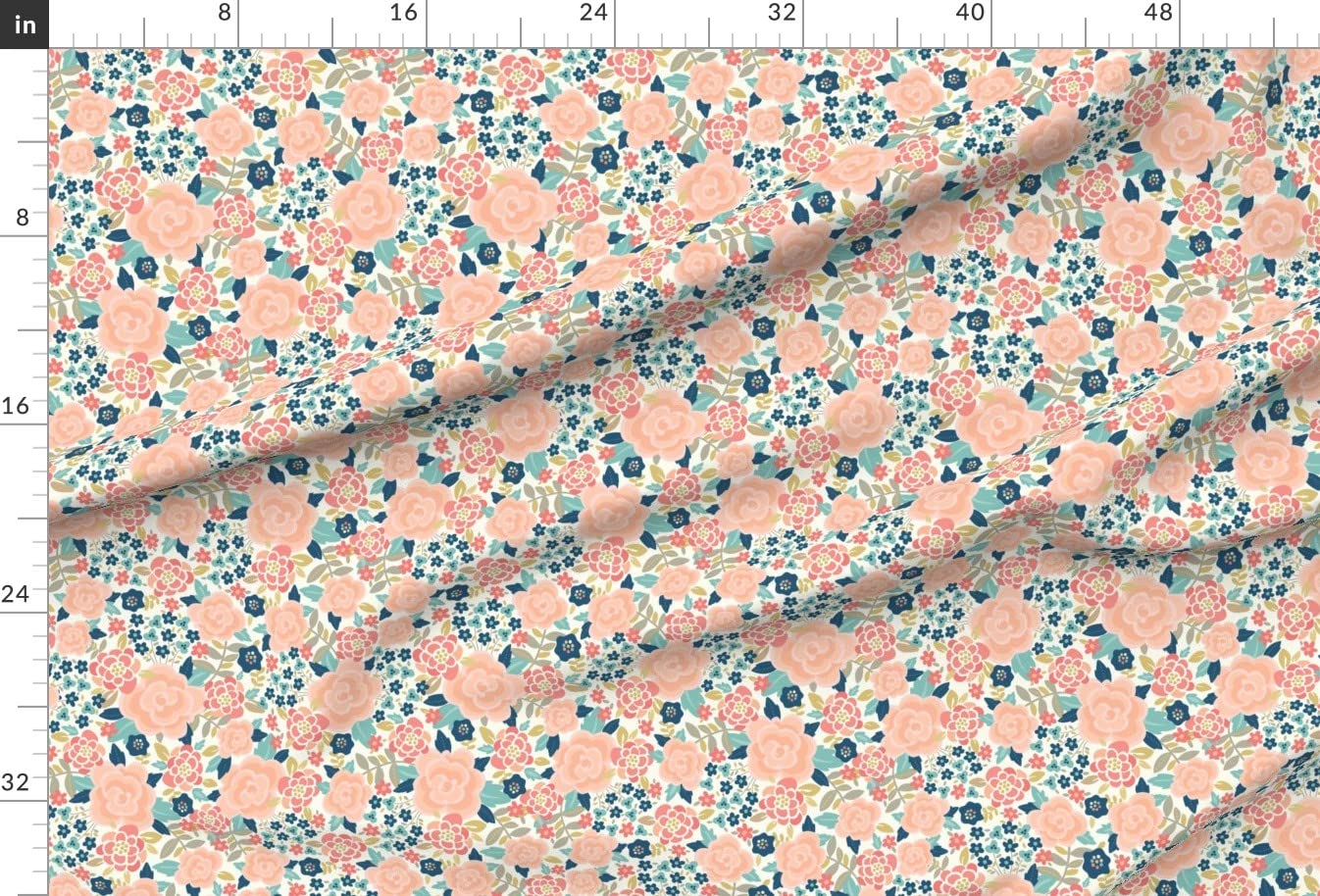 Pretty Floral Graphic Spring Summer Abstract Printed Upholstery Velvet Fabric by The Yard - Home Decor, Curtains, Pillows & Apparel Fabric | Spoonflower Premium Fabric for DIY Projects & Sewing