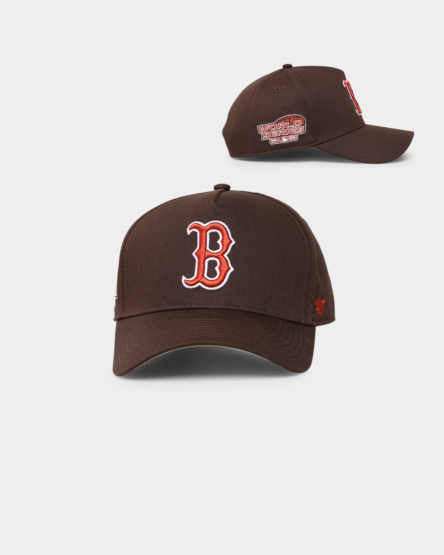 47 Brand Boston Red Sox 'Caramel Chocolate' Sure Shot 47 MVP DT Snapback Adjustable Hat - Brown/Caramel Color for Baseball Fans & Streetwear Fashion