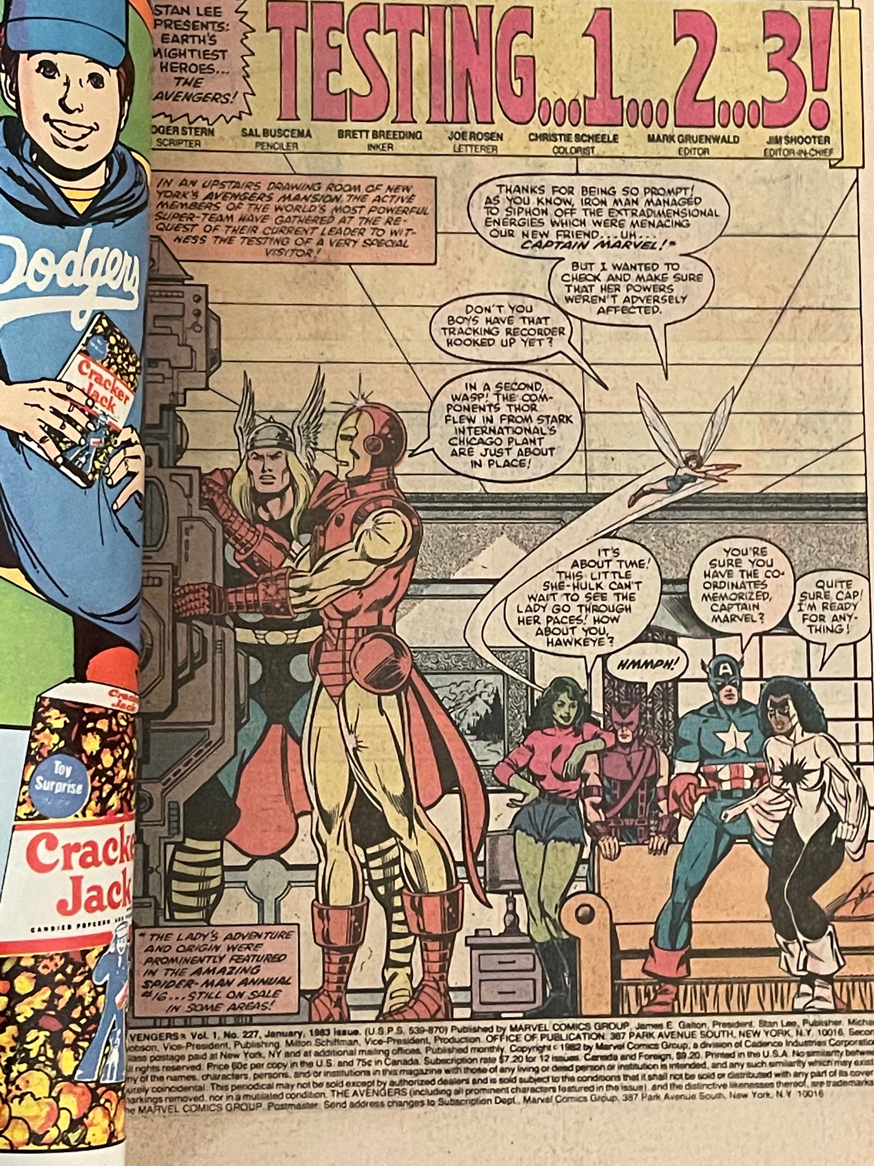 Avengers VF or Better Key Comic Book #227 - Rare Collectible for Marvel Fans & Comic Enthusiasts | Perfect for Display, Investment & Gifting