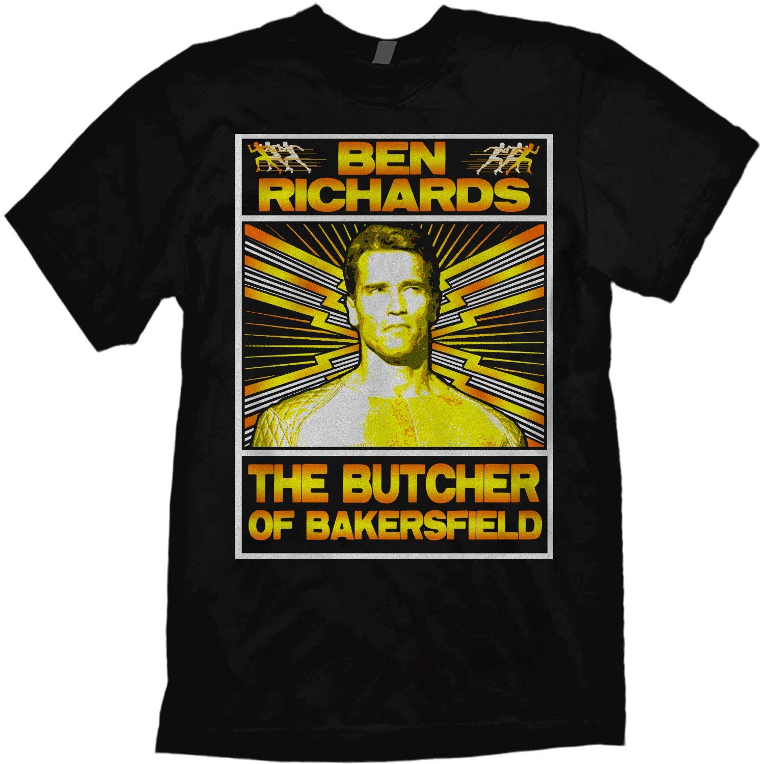 Vintage 80s Running Man Movie Inspired T-Shirt - Retro Sci-Fi Action Film Merchandise for Fans, Collectors & Casual Wear