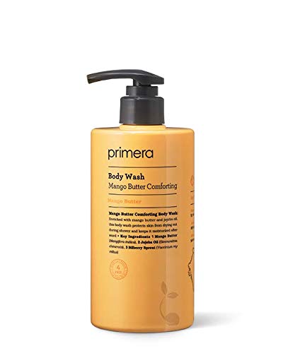 Primera Mango Butter Body Wash 380ml - Hydrating & Nourishing Shower Gel for Dry Skin - Perfect for Daily Shower & Spa Relaxation at Home