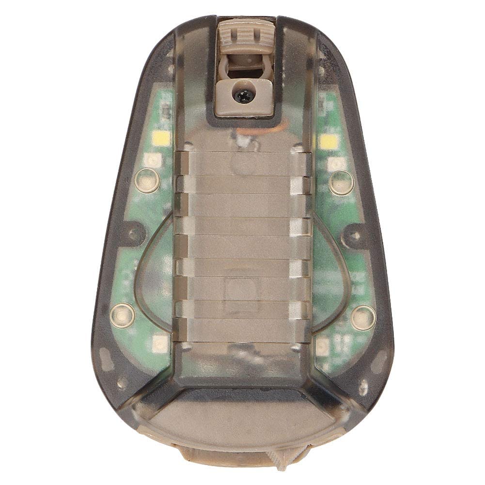 Tactical Flashlight with IR & Red Light - Military Survival Flashlight for Camping, Hiking, Emergency Rescue, and Outdoor Adventures - Durable Tan Base Tactical Light for Night Operations