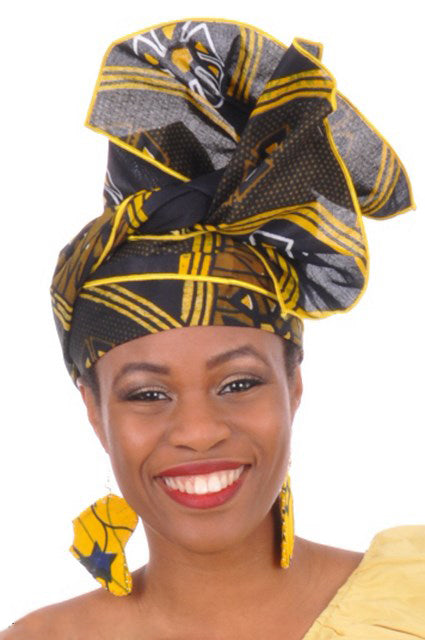 African Print Ankara Head Wrap DP3210H - Stylish & Versatile Hair Accessory for Women, Perfect for Parties, Weddings & Everyday Fashion