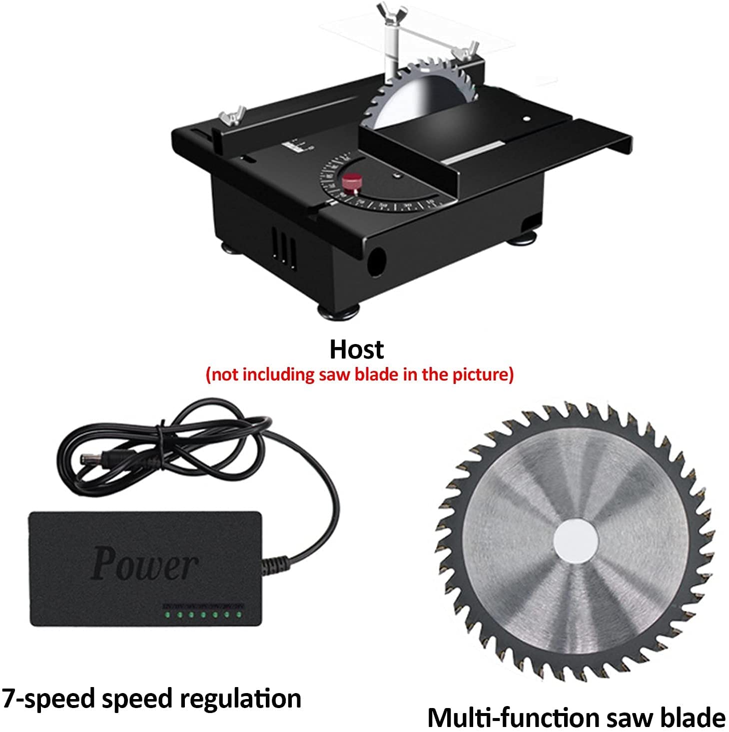 Precision Mini Table Saw for Wood & Stone - DIY Engraving & Polishing Tool