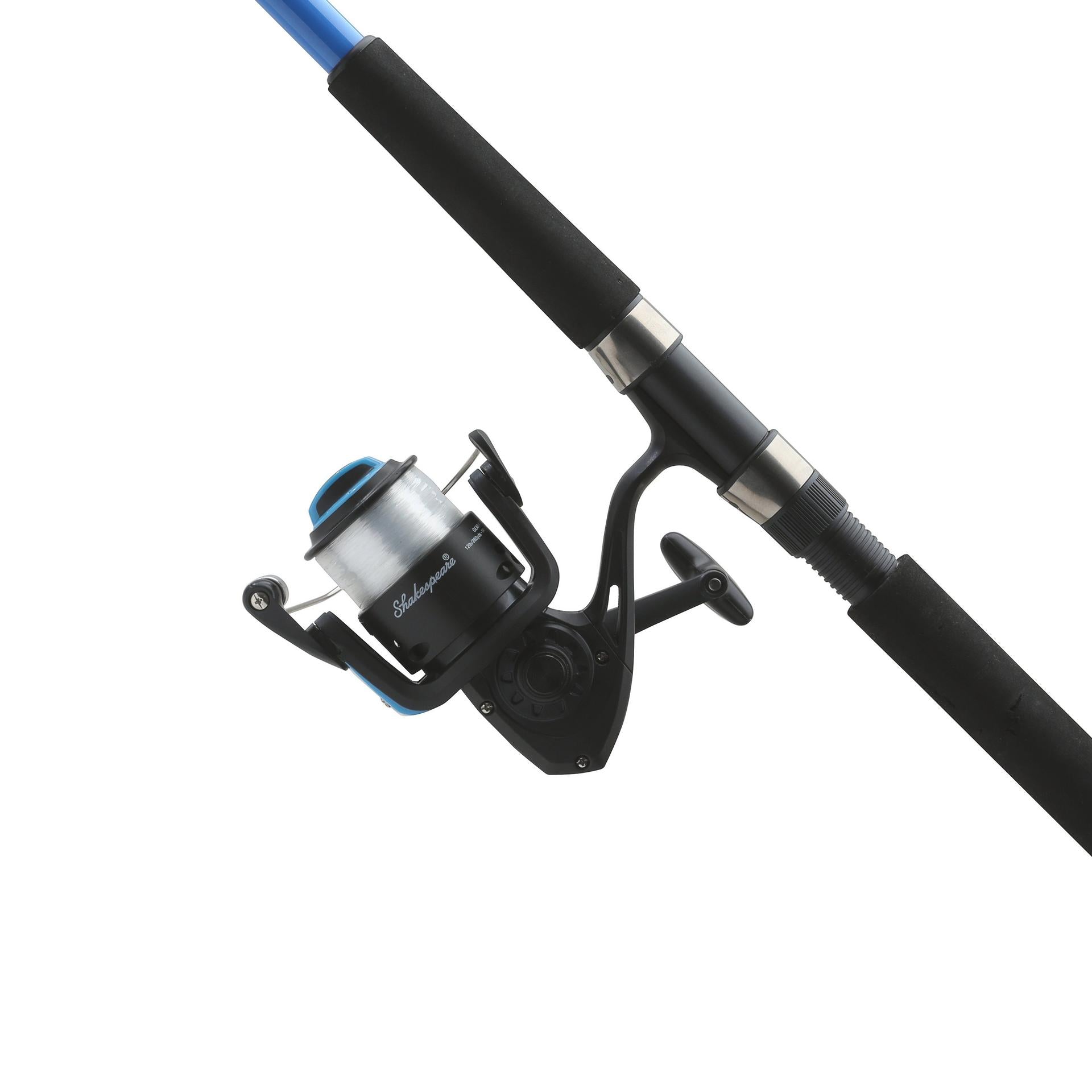 Tiger® Spinning Fishing Rod and Reel Combo - Lightweight Graphite Freshwater/Saltwater Fishing Gear for Bass, Trout, Salmon - Perfect for Shore Fishing, Boat Angling & Outdoor Adventures