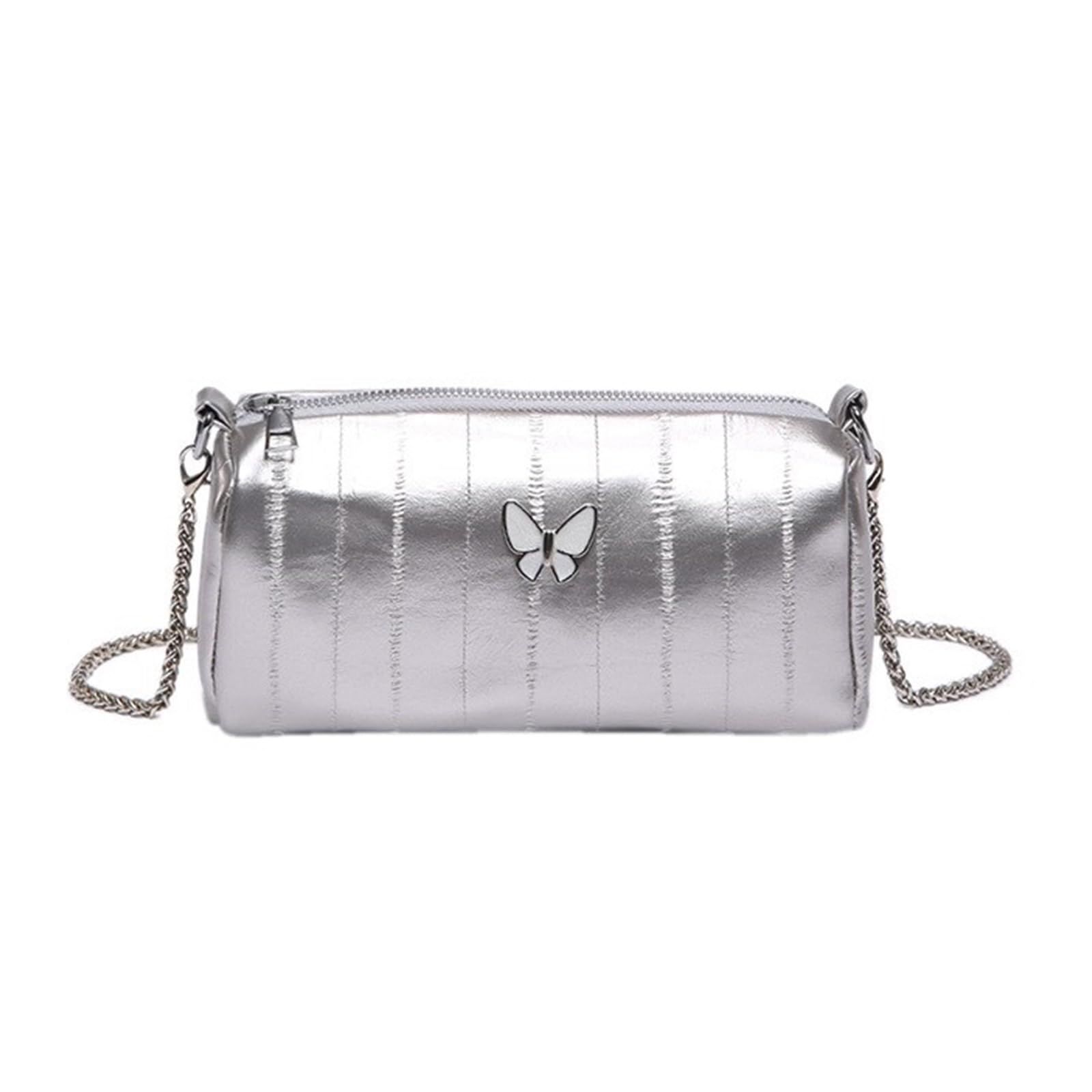 Stylish Guojiang Women's Crossbody Bag with Chain Strap - PU Leather Butterfly Shoulder Handbag for Casual, Shopping & Dating | Perfect Everyday Purse for Work, Travel & Outings